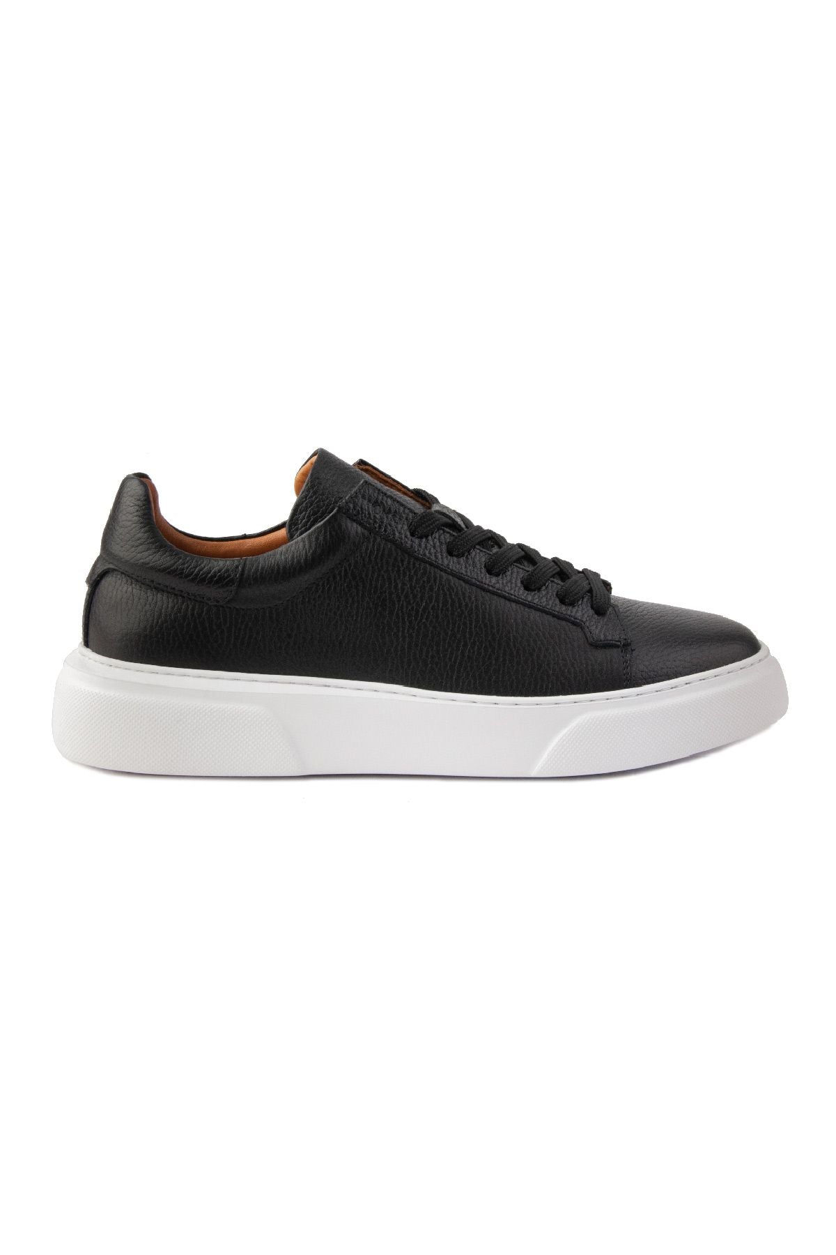 Deri Erkek Sneakers Ayakkabı 500960 Siyah
