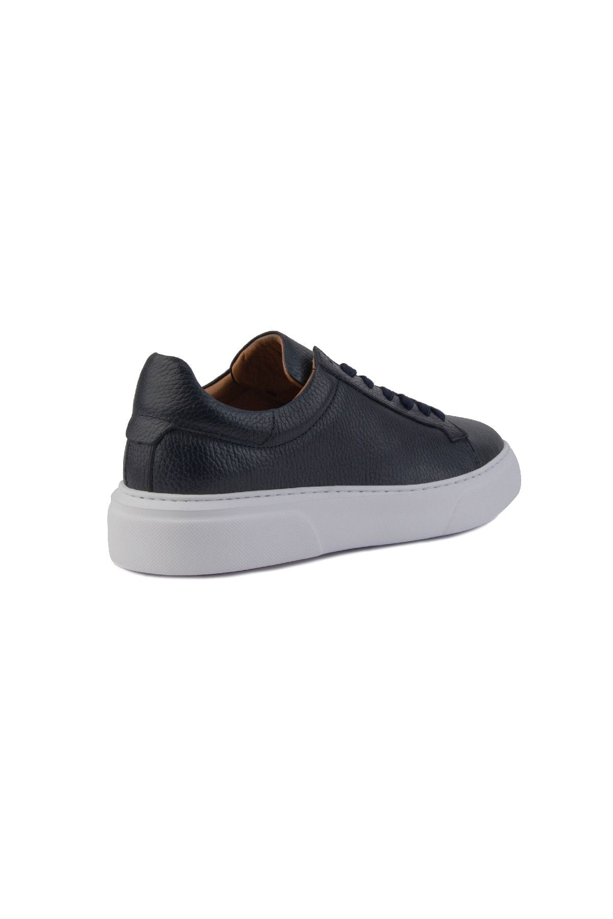 Deri Erkek Sneakers Ayakkabı 500960 Lacivert