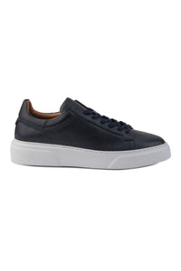 Leather Men's Sneakers 500960 Navy