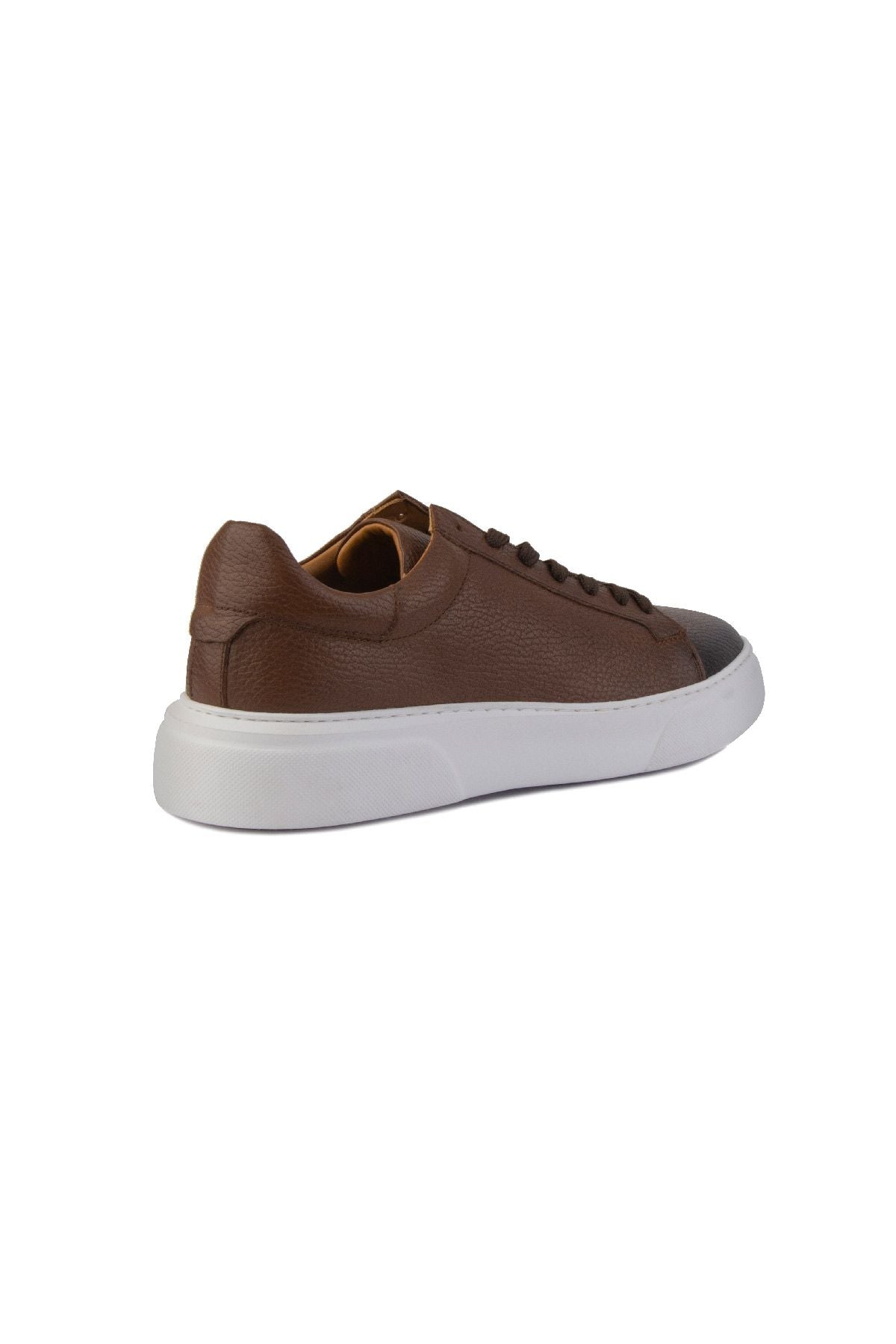 Deri Erkek Sneakers Ayakkabı 500960 Kahve