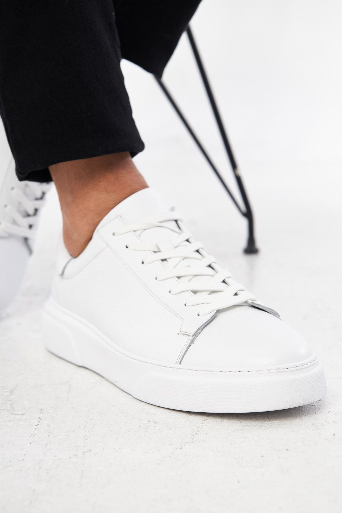 Deri Erkek Sneakers Ayakkabı 500960 Beyaz