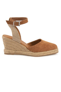 Wedge Espadrille Sandal DG6038 Tobacco