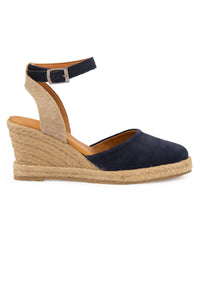 Wedge Espadrille Sandal DG6038 Navy