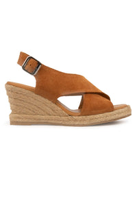 Wedge Espadrille Sandal DG6040 Tobacco