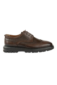 Men's Leather Shoe DG5017 Brown