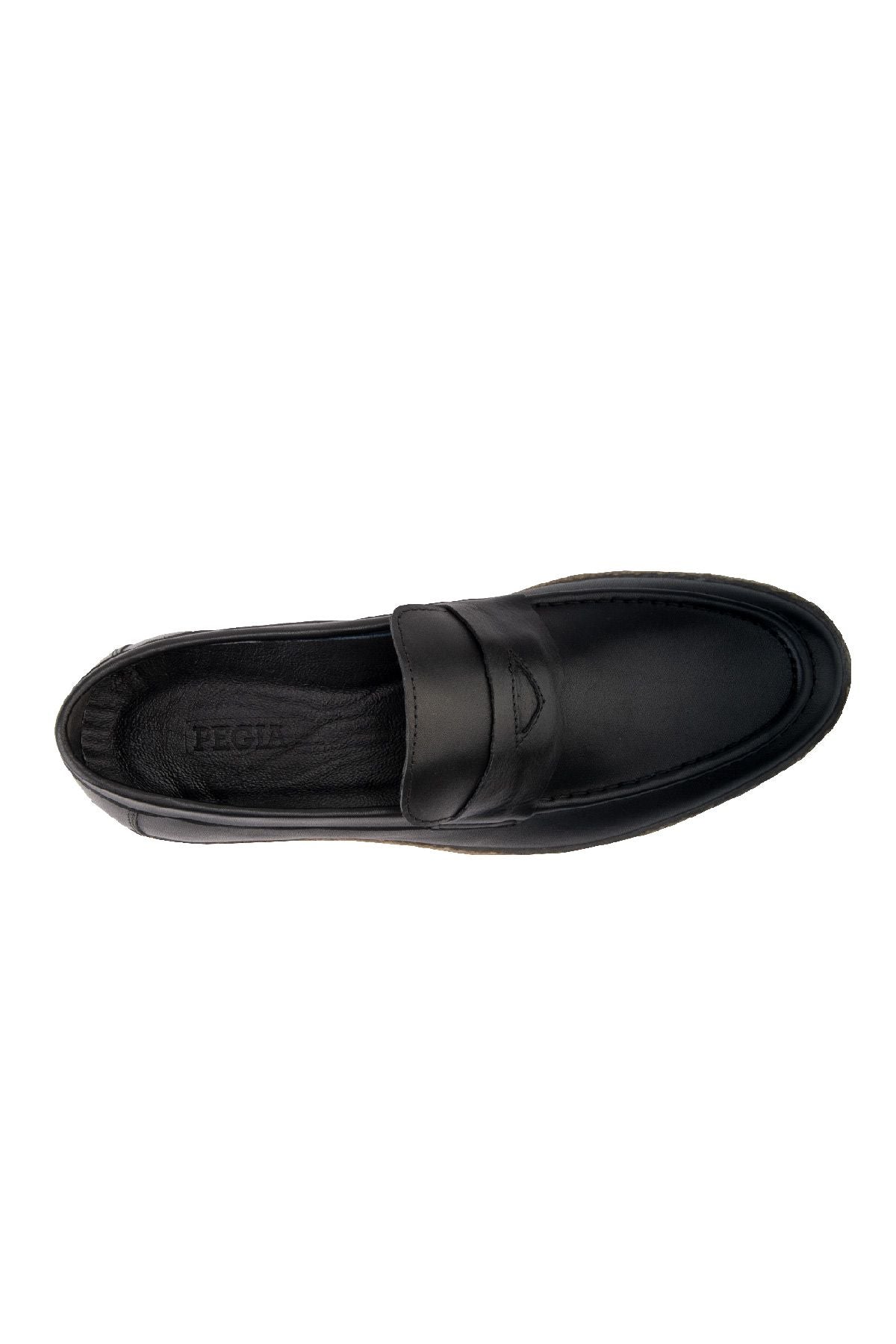 Erkek Deri Espadril Ayakkabı DG5004 Siyah