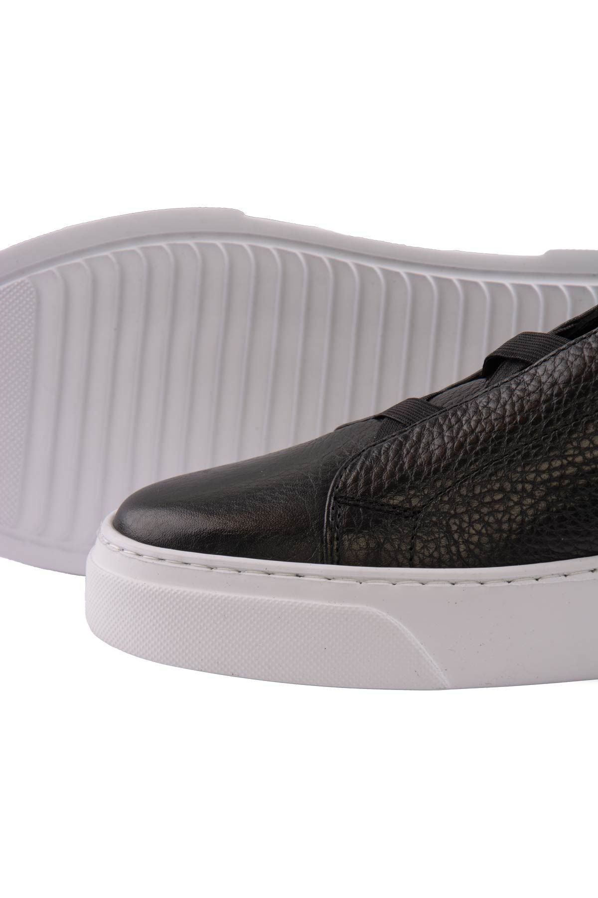 Erkek Deri Sneaker DG5011 Siyah