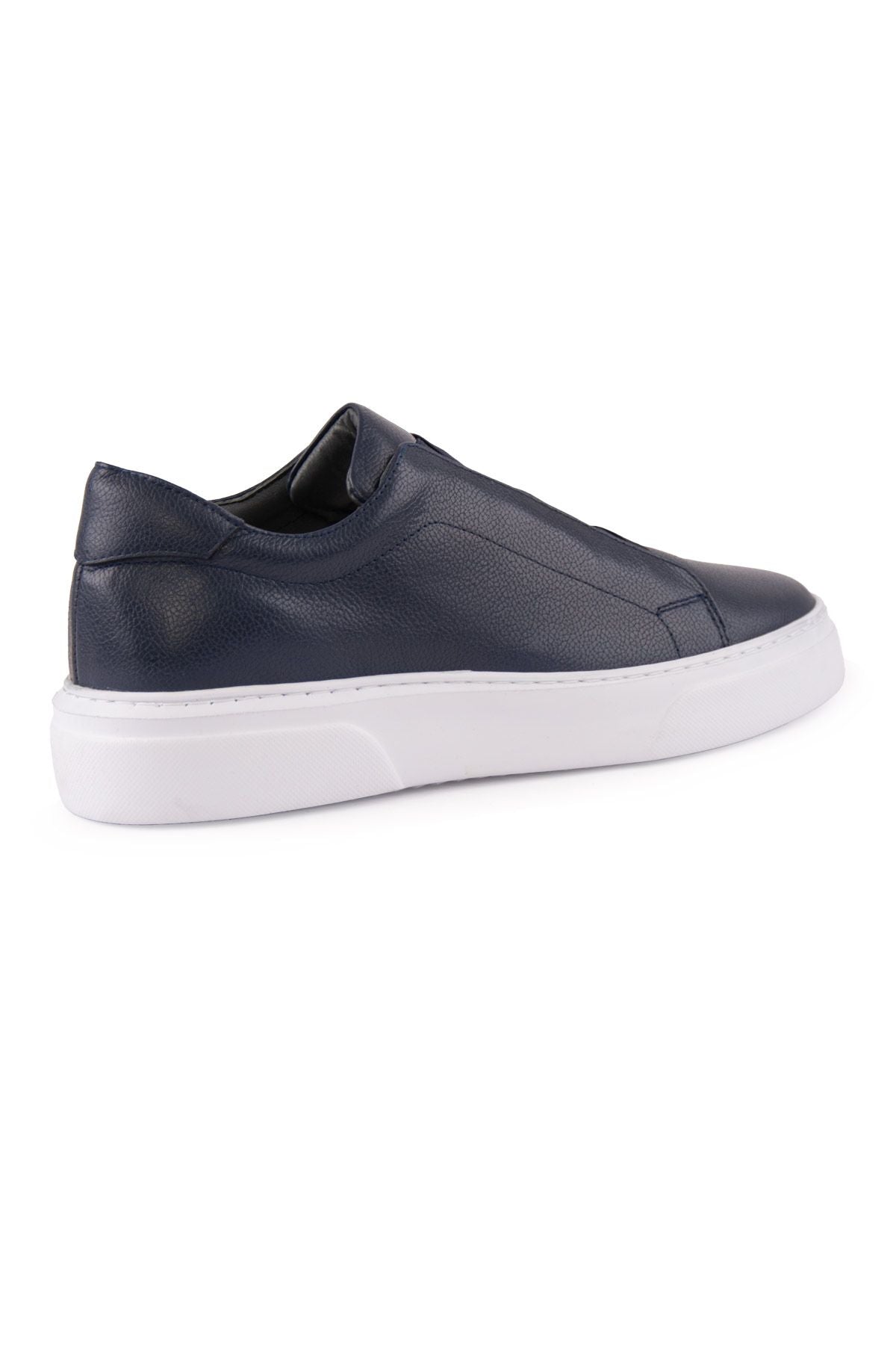 Erkek Deri Sneaker DG5011 Lacivert