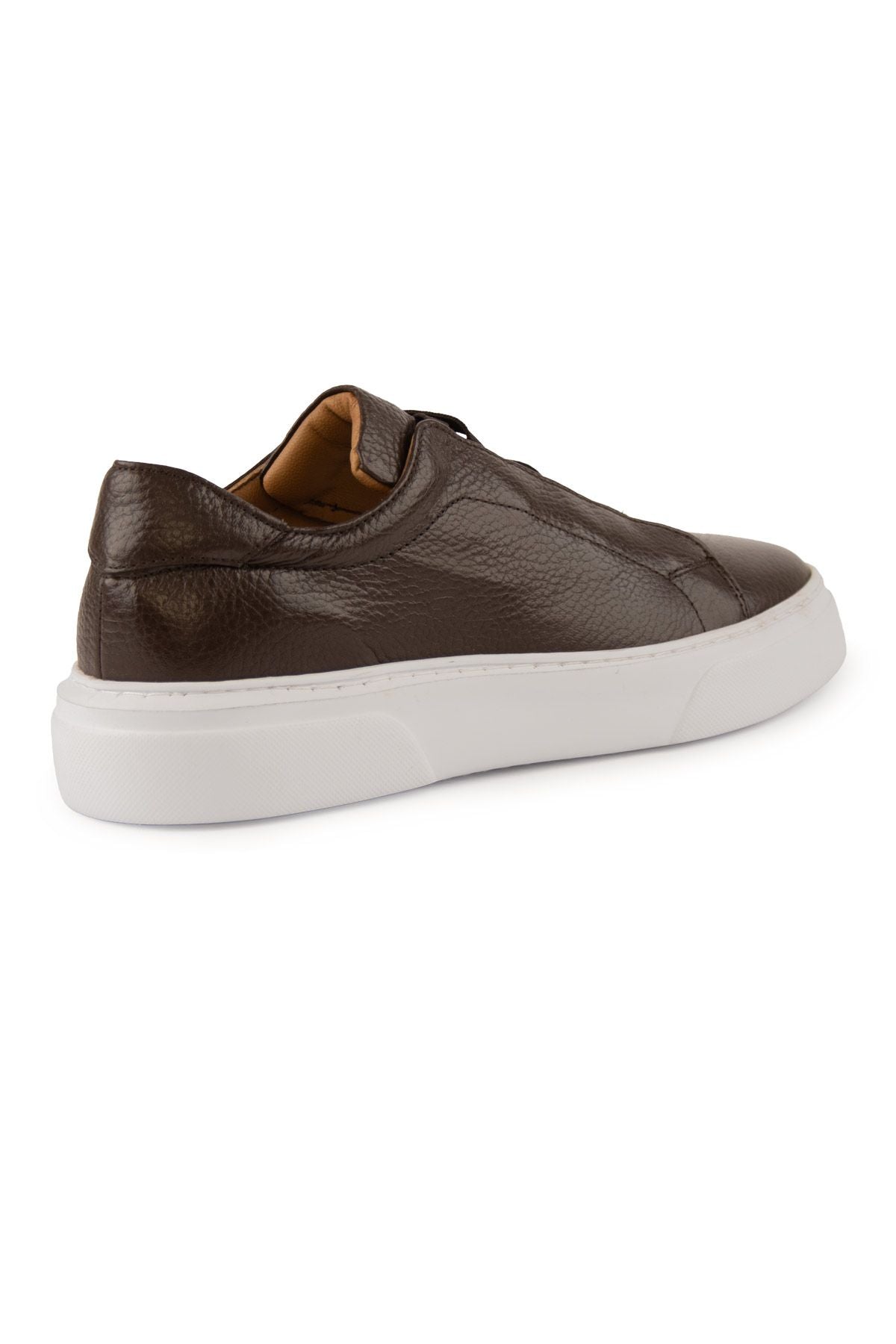 Erkek Deri Sneaker DG5011 Kahve
