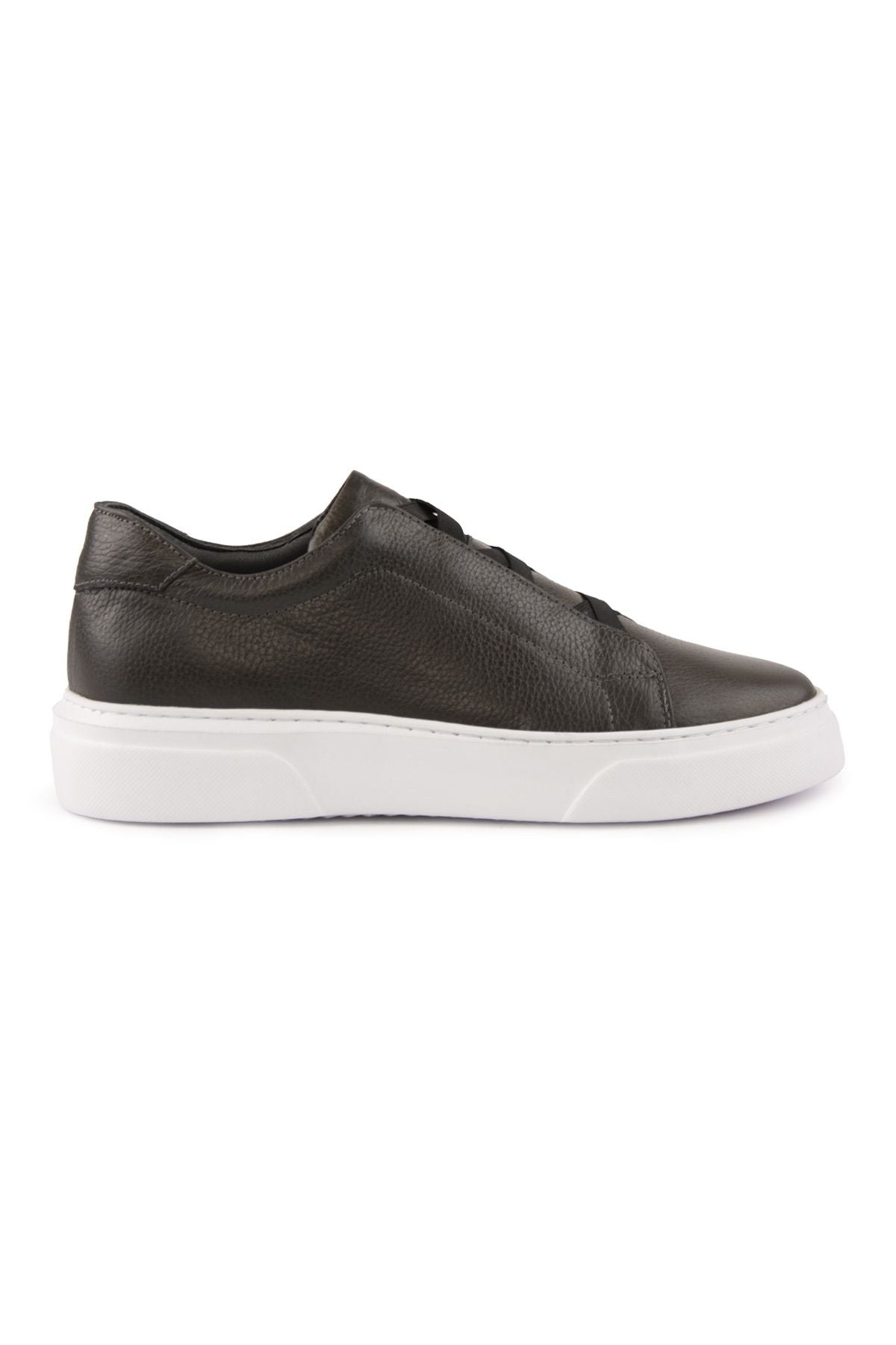 Erkek Deri Sneaker DG5011 Gri