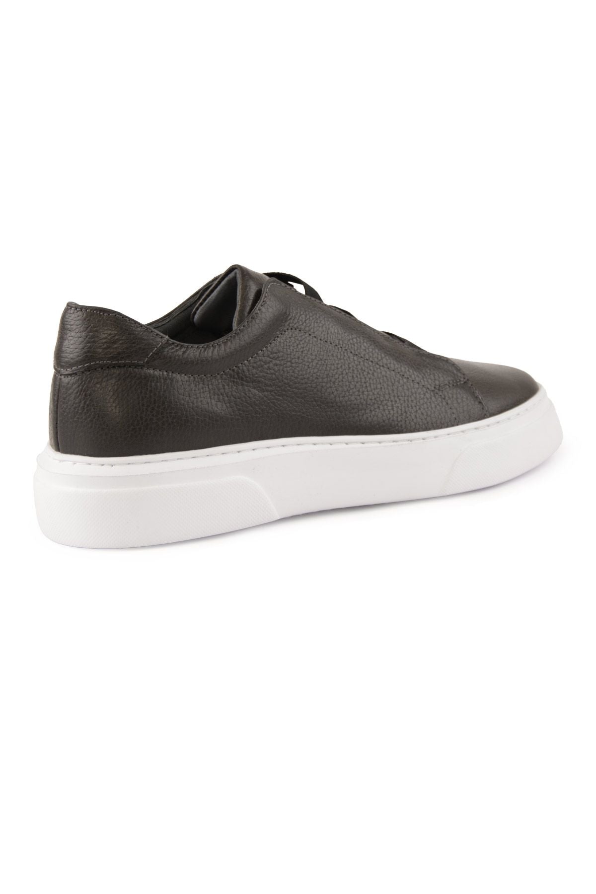 Erkek Deri Sneaker DG5011 Gri