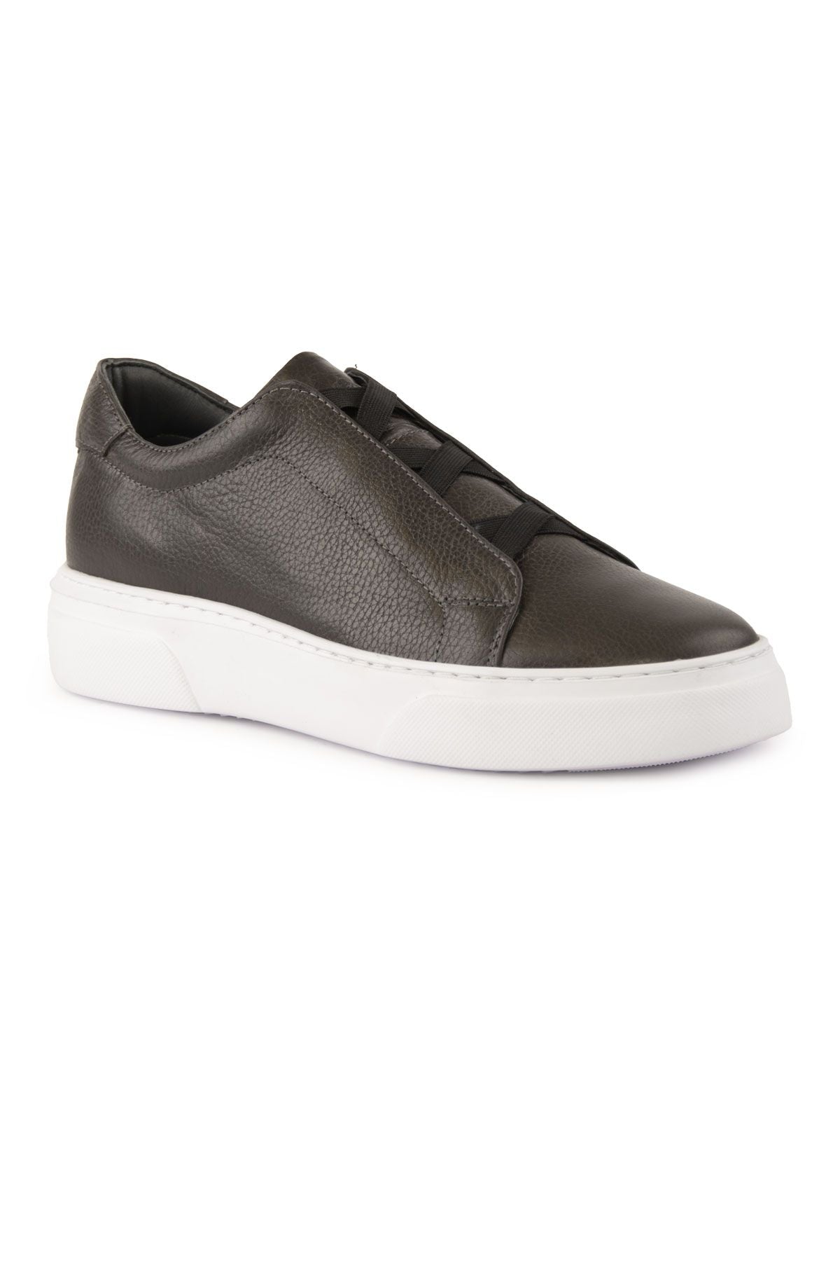 Erkek Deri Sneaker DG5011 Gri