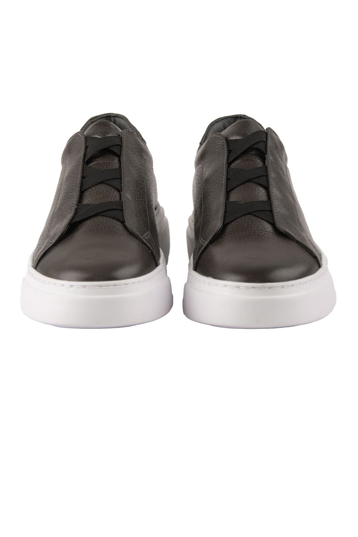 Erkek Deri Sneaker DG5011 Gri