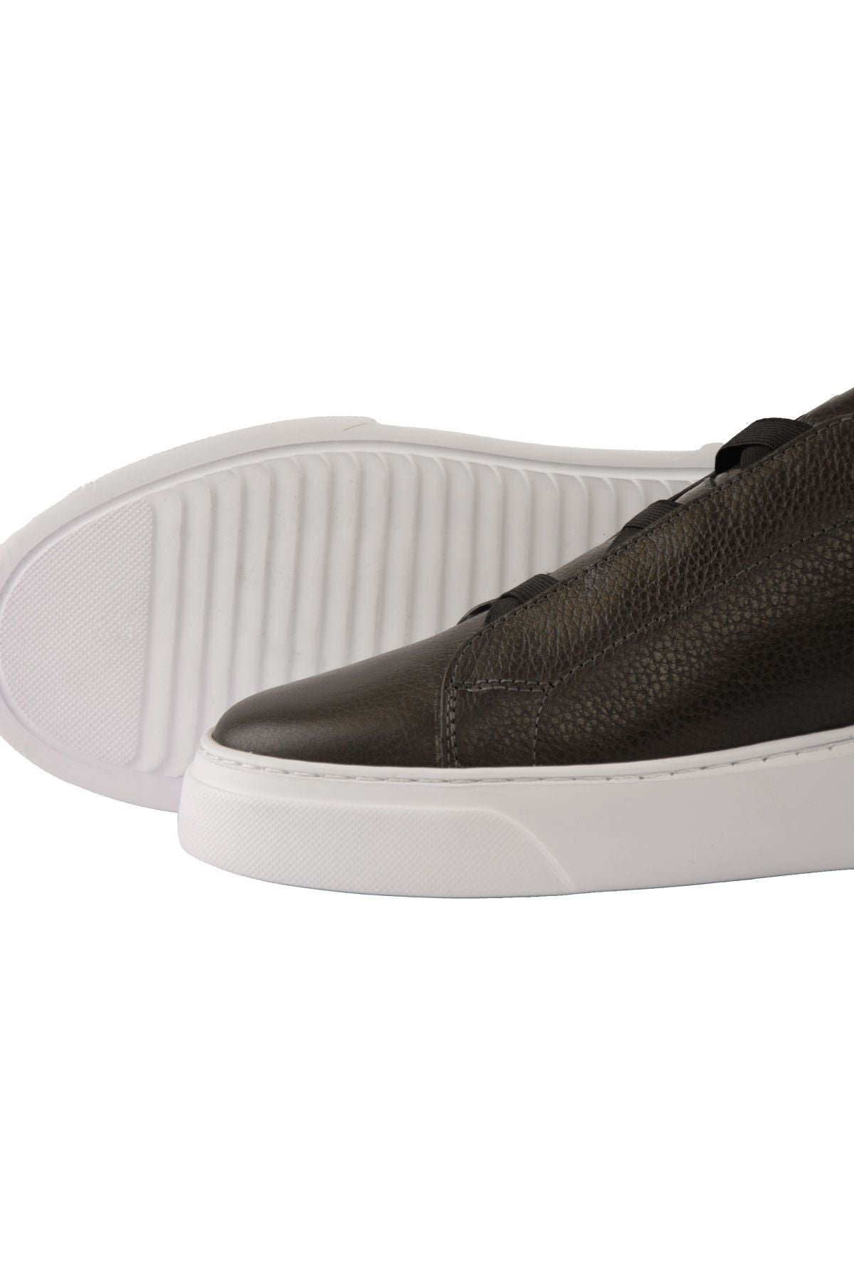Erkek Deri Sneaker DG5011 Gri