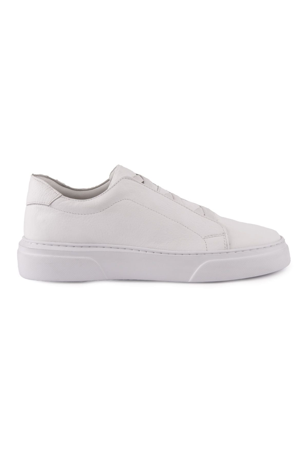 Erkek Deri Sneaker DG5011 Beyaz