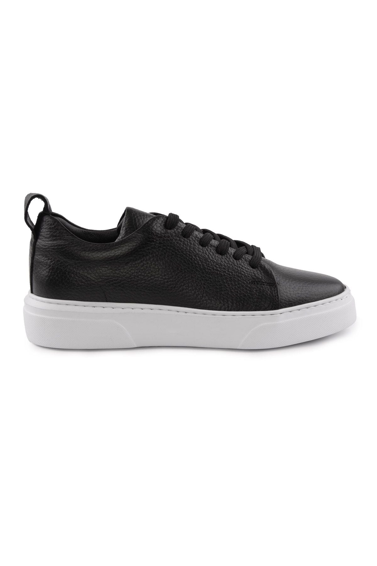 Erkek Deri Sneaker DG5012 Siyah
