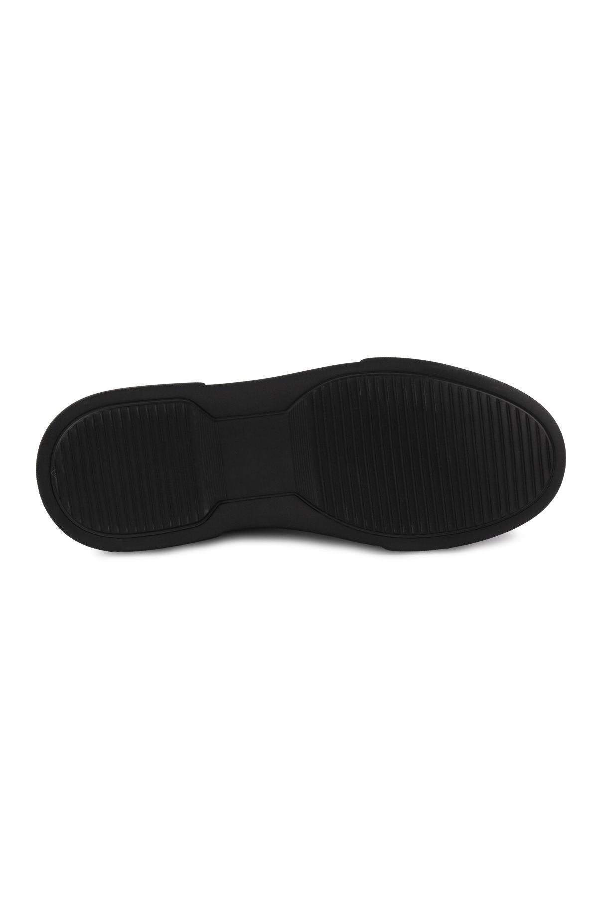 Erkek Deri Sneaker DG5012 Komple Siyah