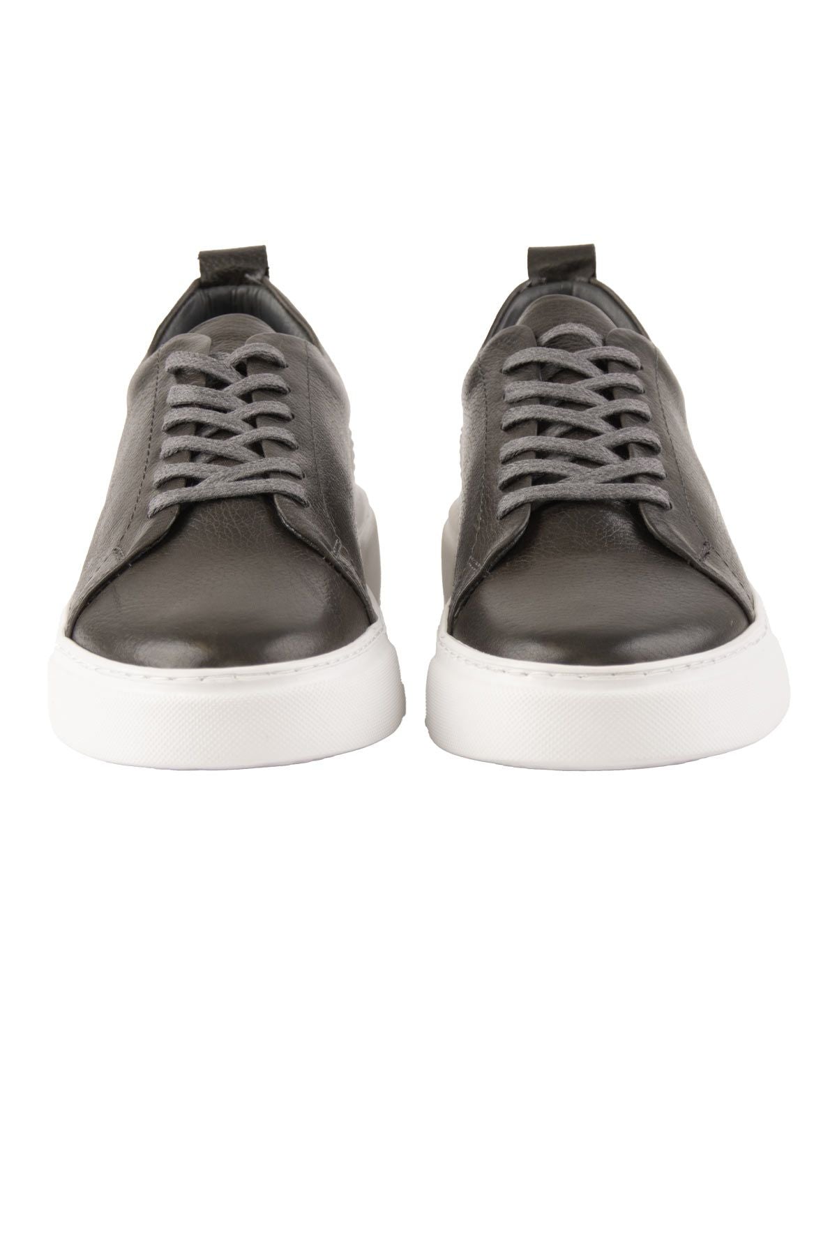 Erkek Deri Sneaker DG5012 Gri