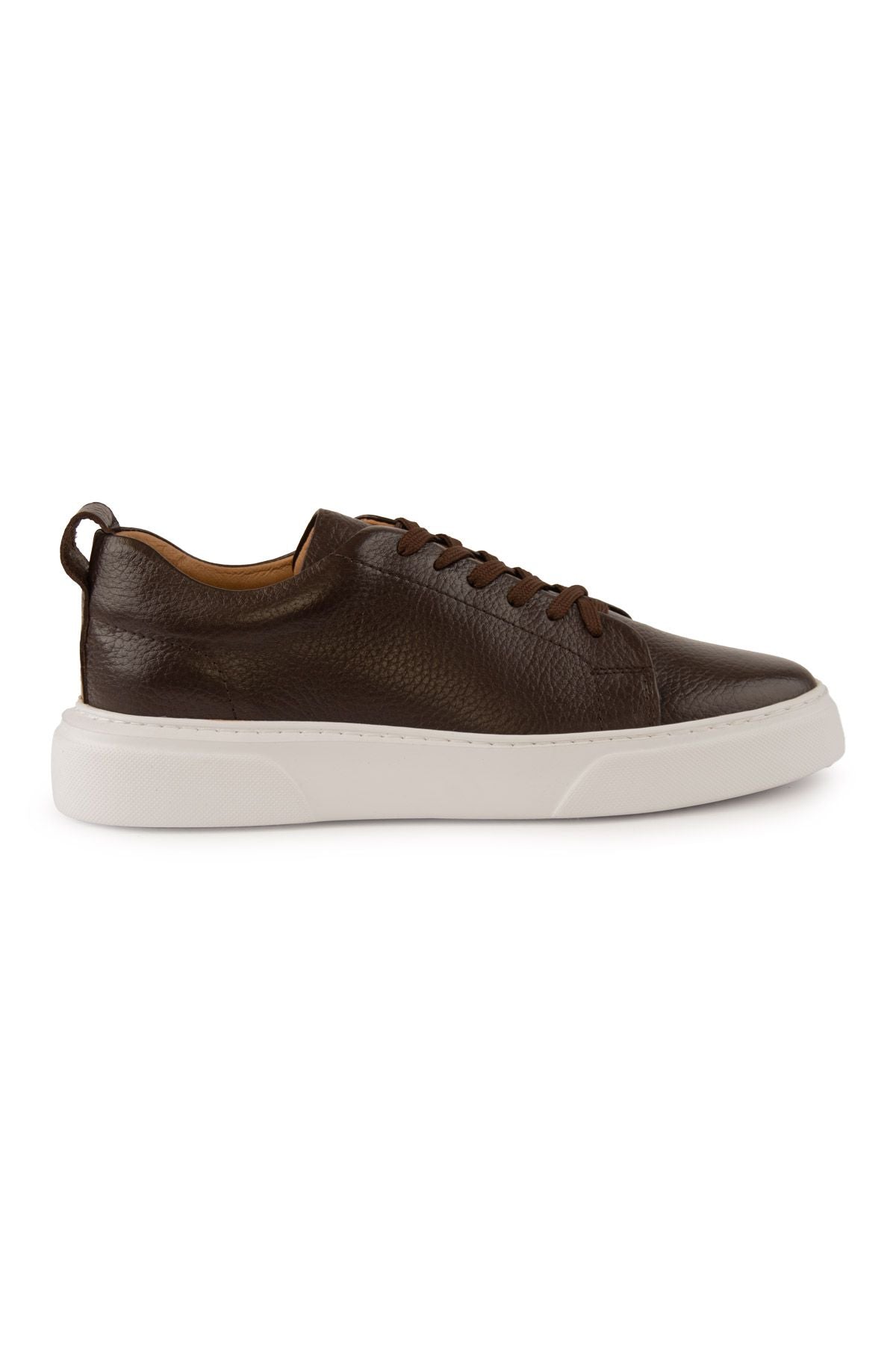 Erkek Deri Sneaker DG5012 Kahve