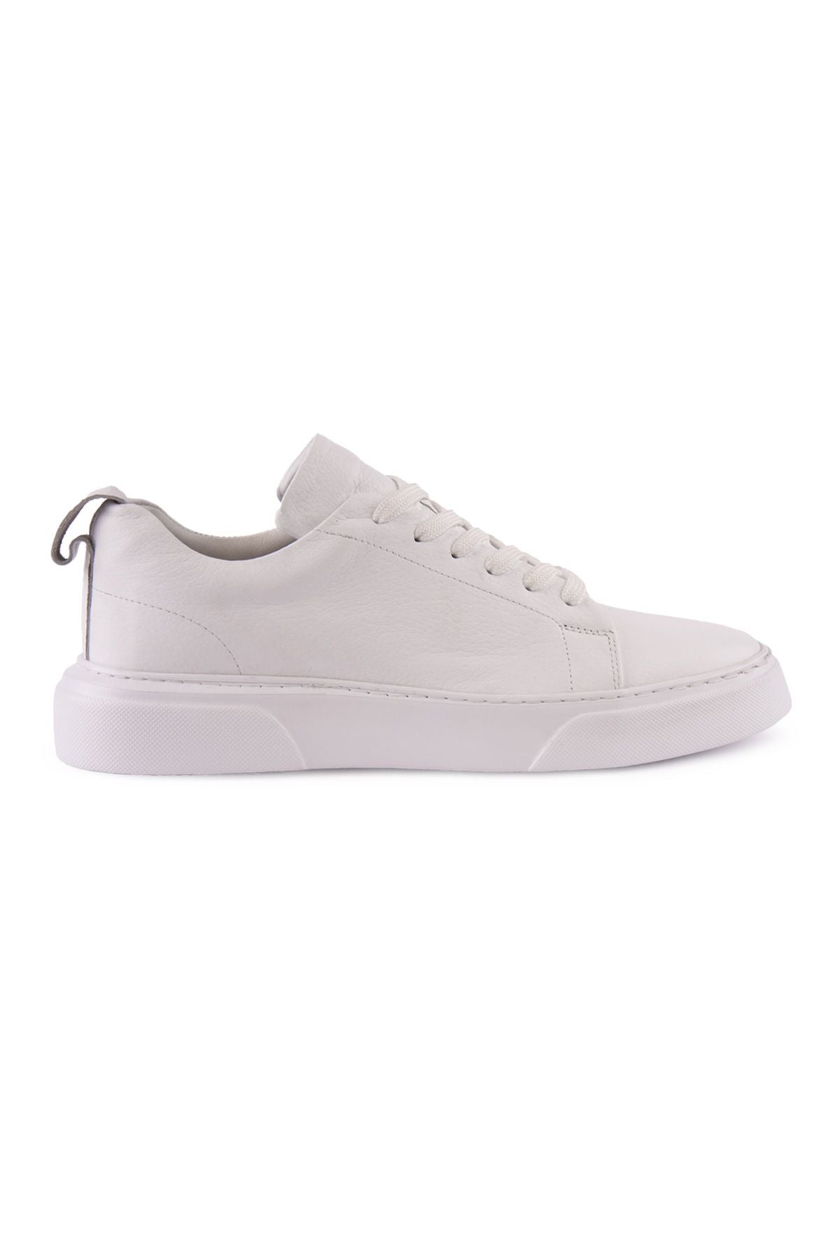 Erkek Deri Sneaker DG5012 Beyaz