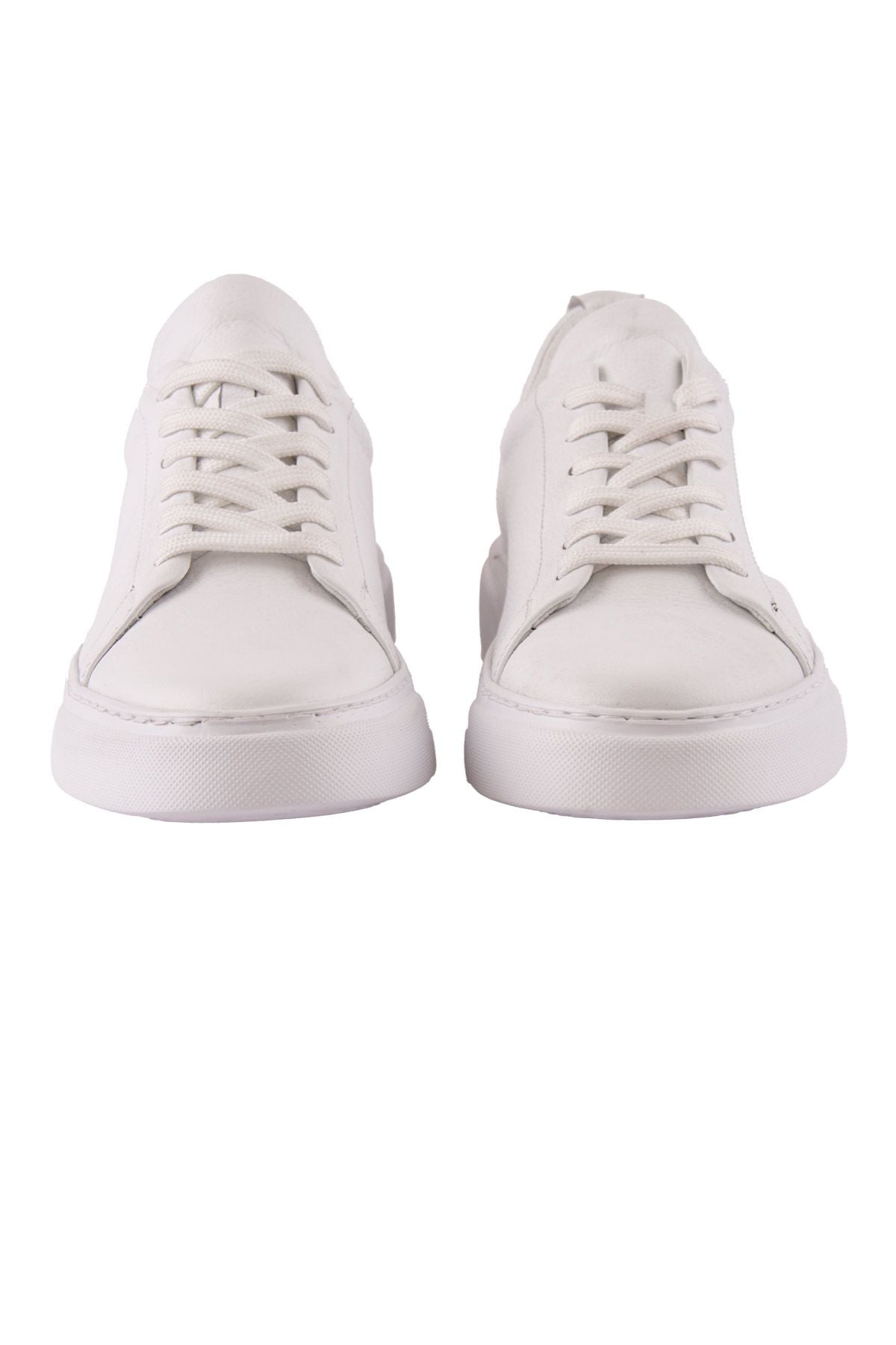 Erkek Deri Sneaker DG5012 Beyaz