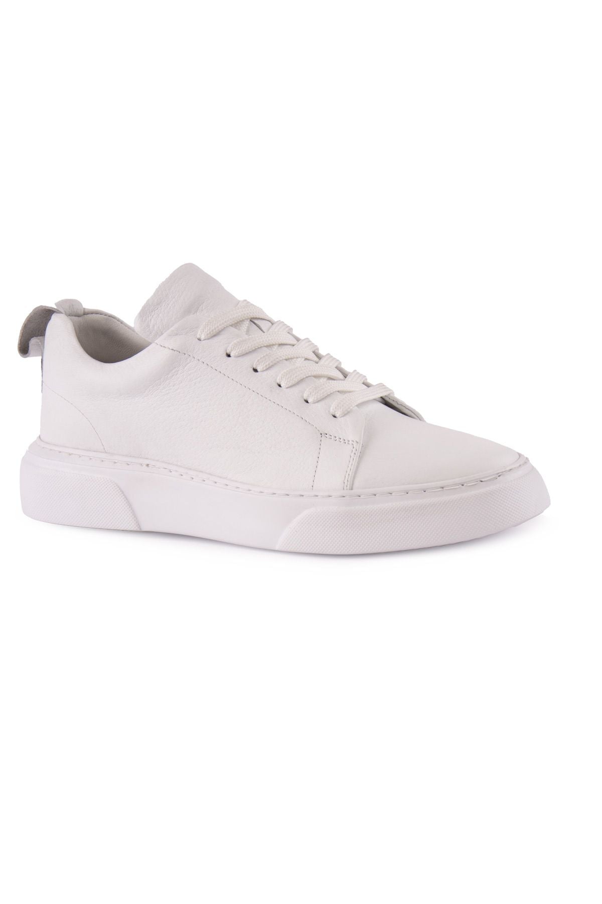 Erkek Deri Sneaker DG5012 Beyaz