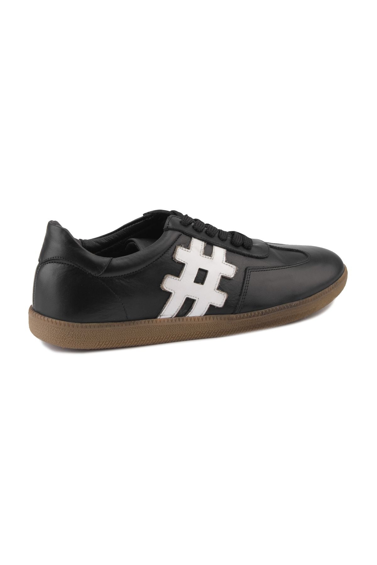 Erkek Deri Sneakers DG5003 Siyah