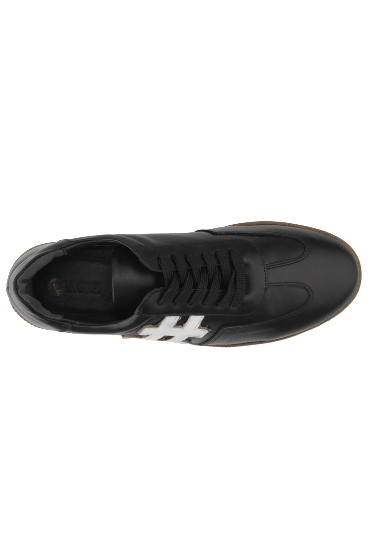 Erkek Deri Sneakers DG5003 Siyah