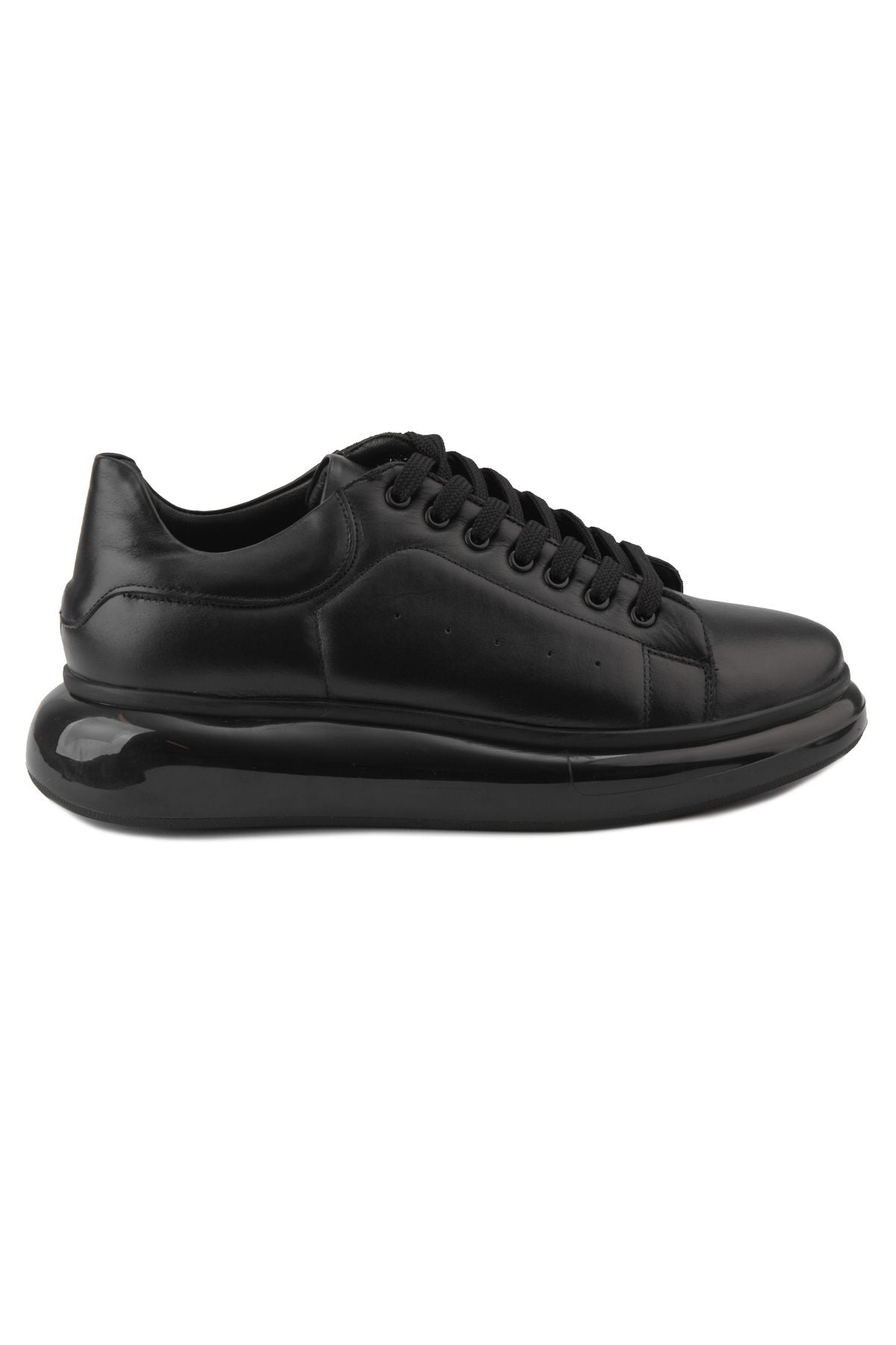 Erkek Deri Sneakers DG5008 Siyah