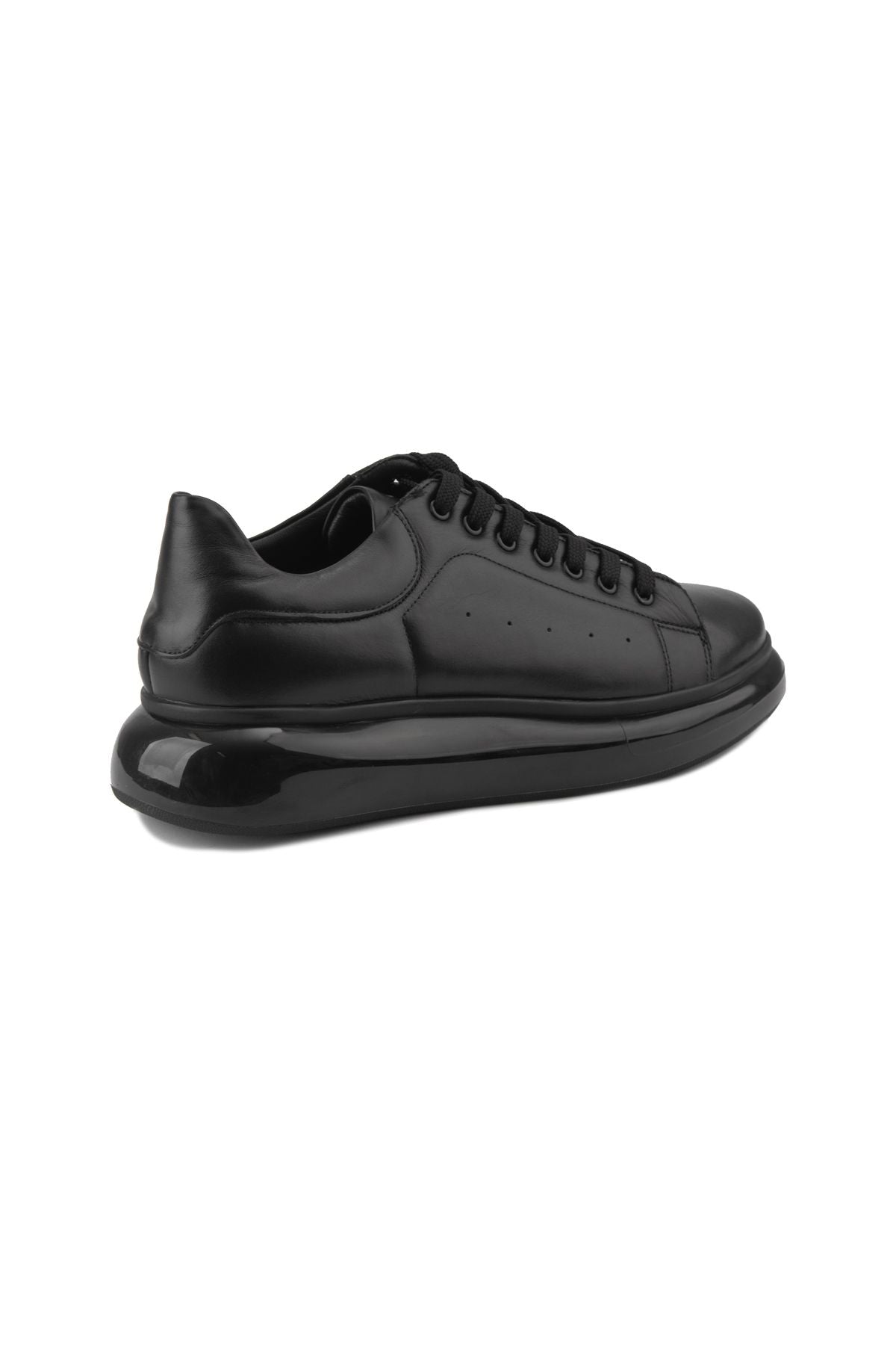 Erkek Deri Sneakers DG5008 Siyah