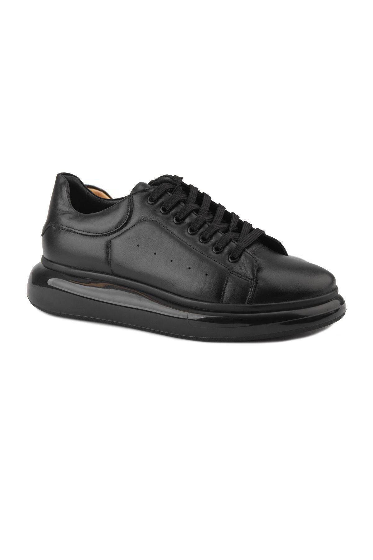 Erkek Deri Sneakers DG5008 Siyah