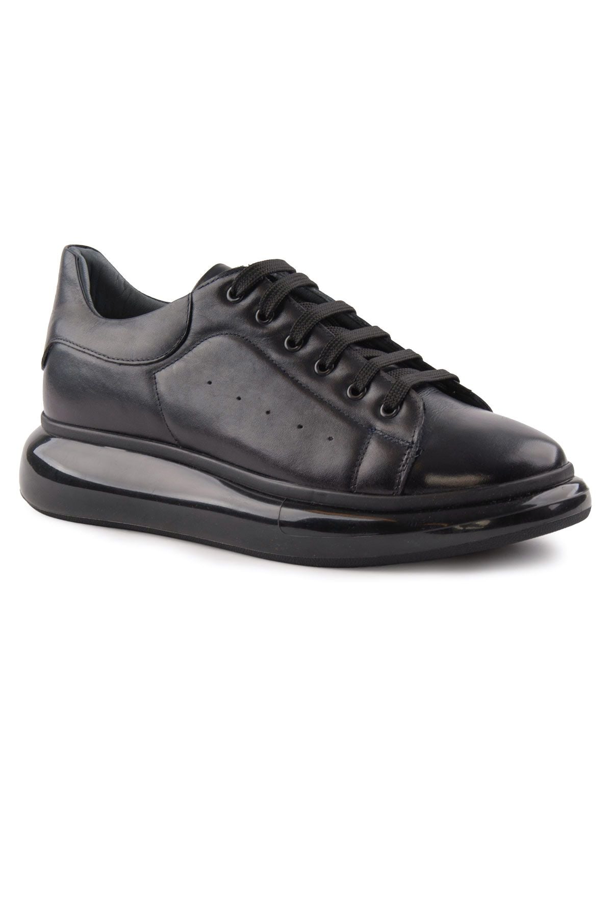 Erkek Deri Sneakers DG5008 Lacivert