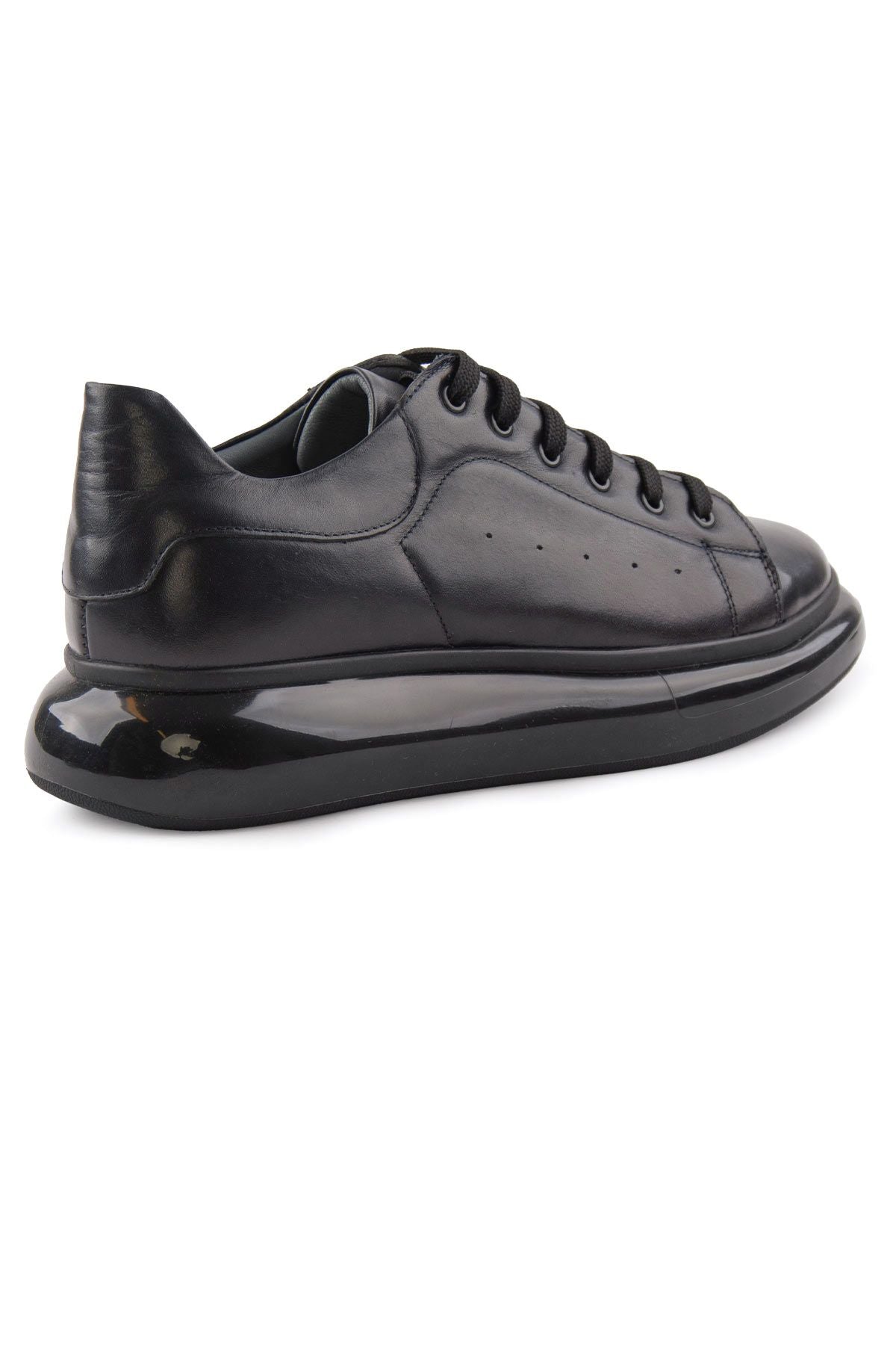 Erkek Deri Sneakers DG5008 Lacivert