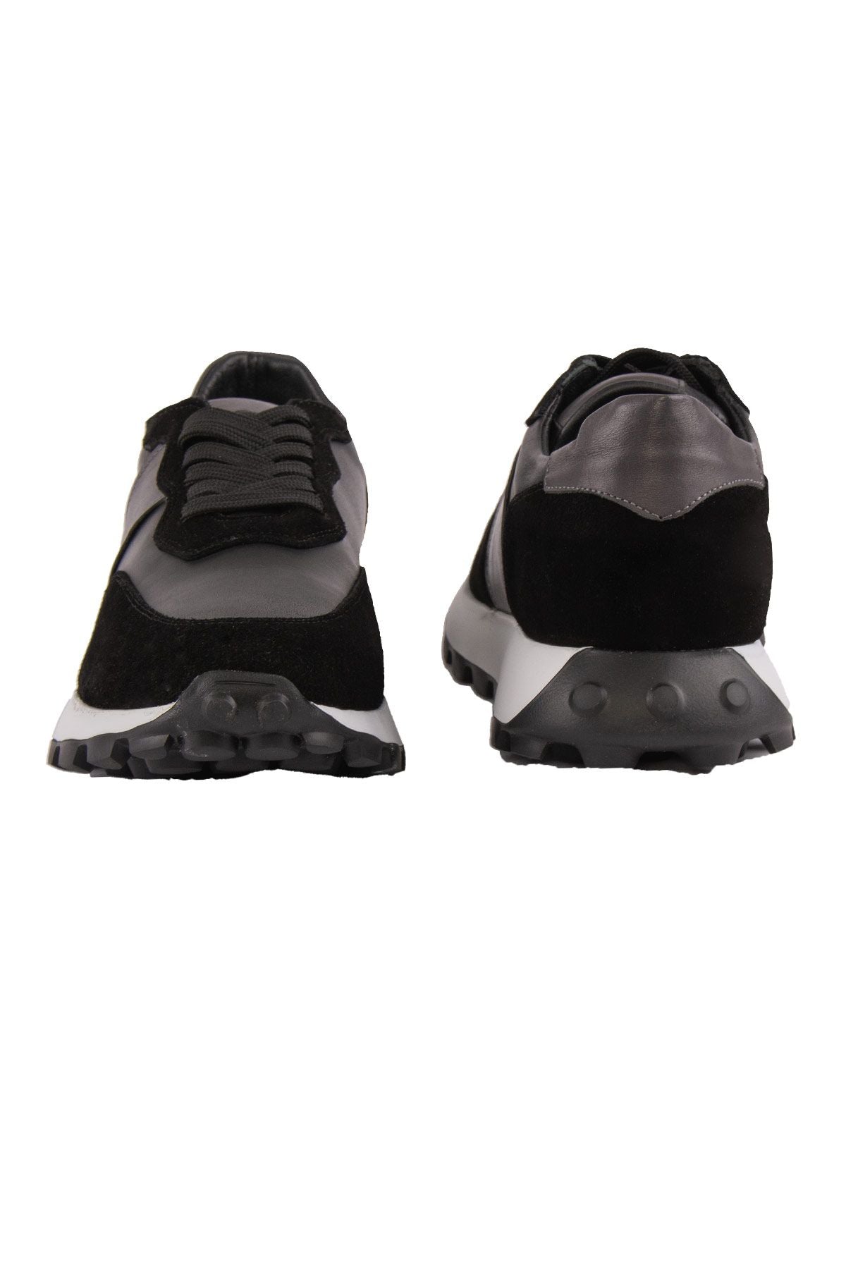 Erkek Deri Sneakers DG5023 Siyah