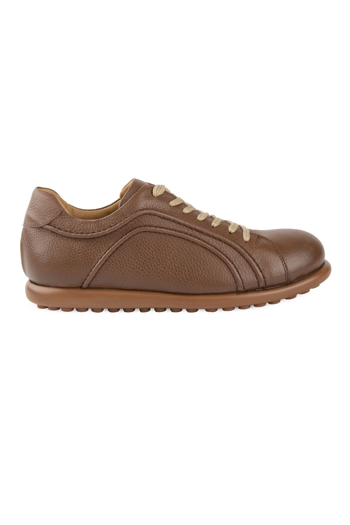 Erkek Günlük Deri Ayakkabı DG5009 Taba