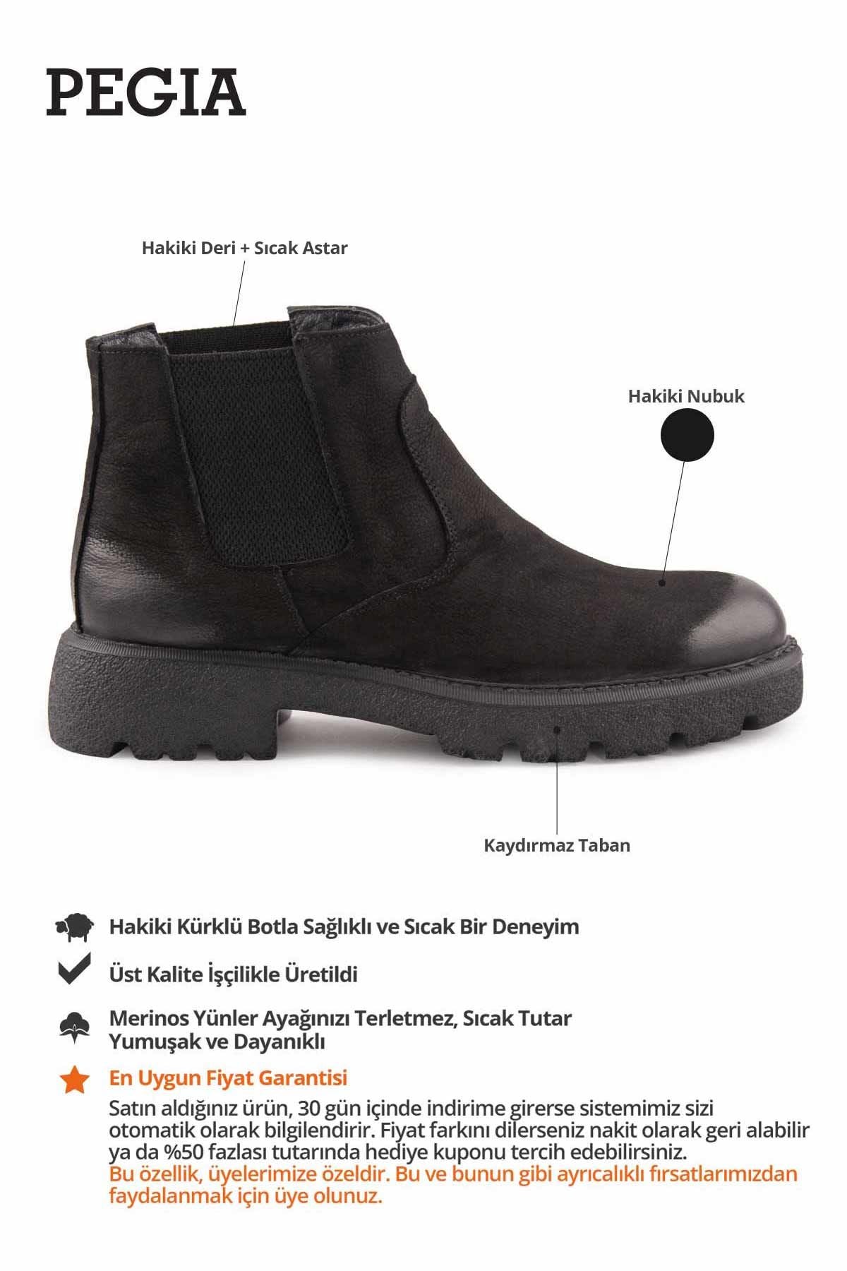 Erkek Nubuk Chelsea Bot DG5014 Siyah