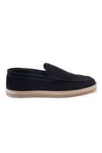 Men's Suede Espadrille Shoes DG5007 Navy