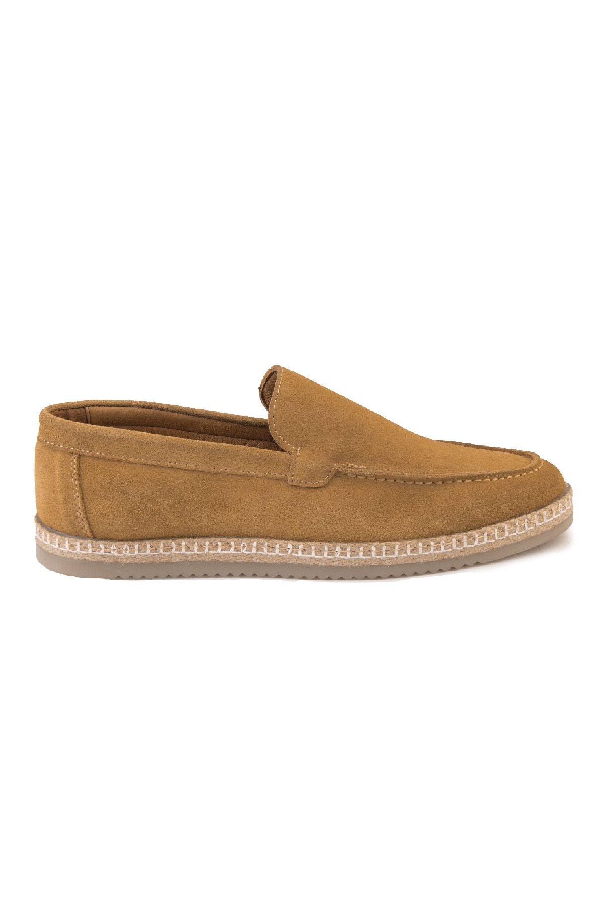 Erkek Süet Espadril Ayakkabı DG5007 Camel
