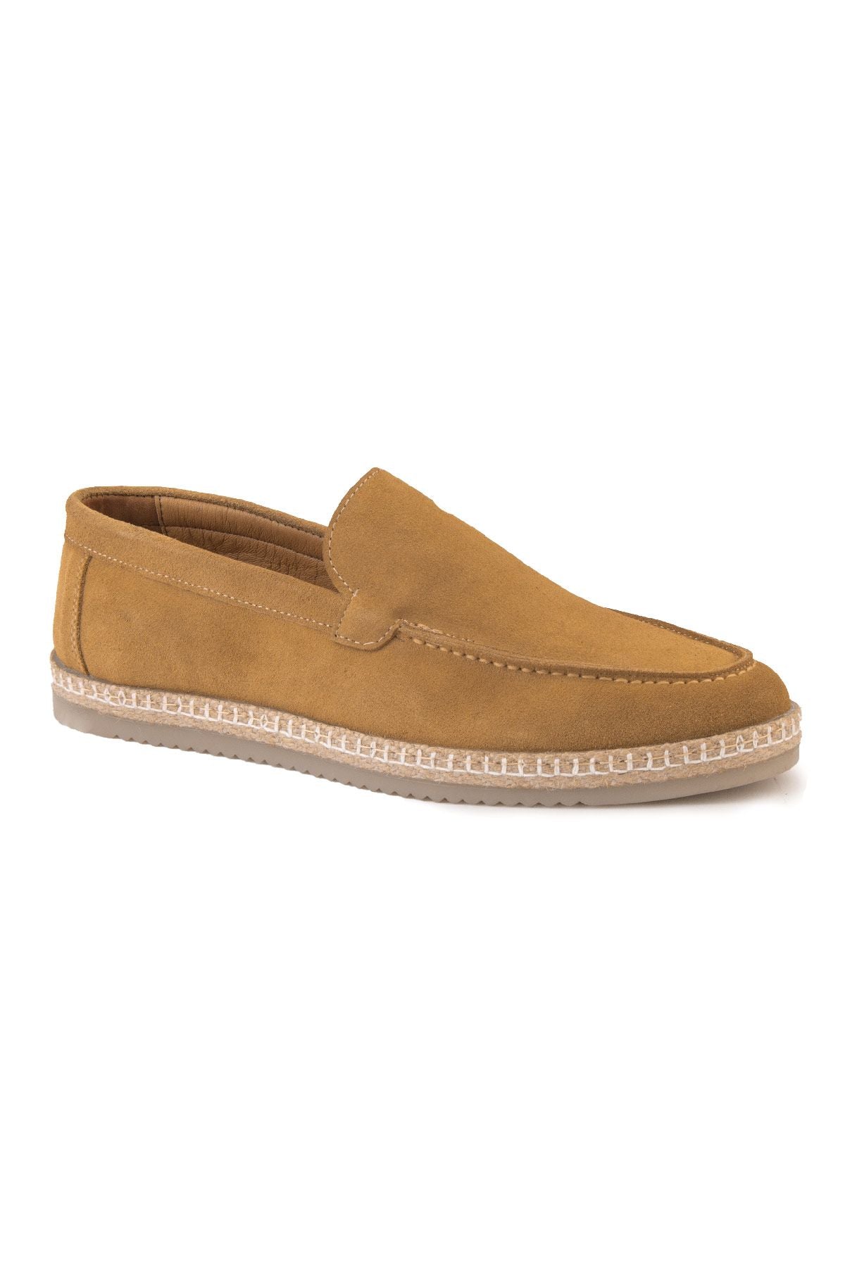 Erkek Süet Espadril Ayakkabı DG5007 Camel