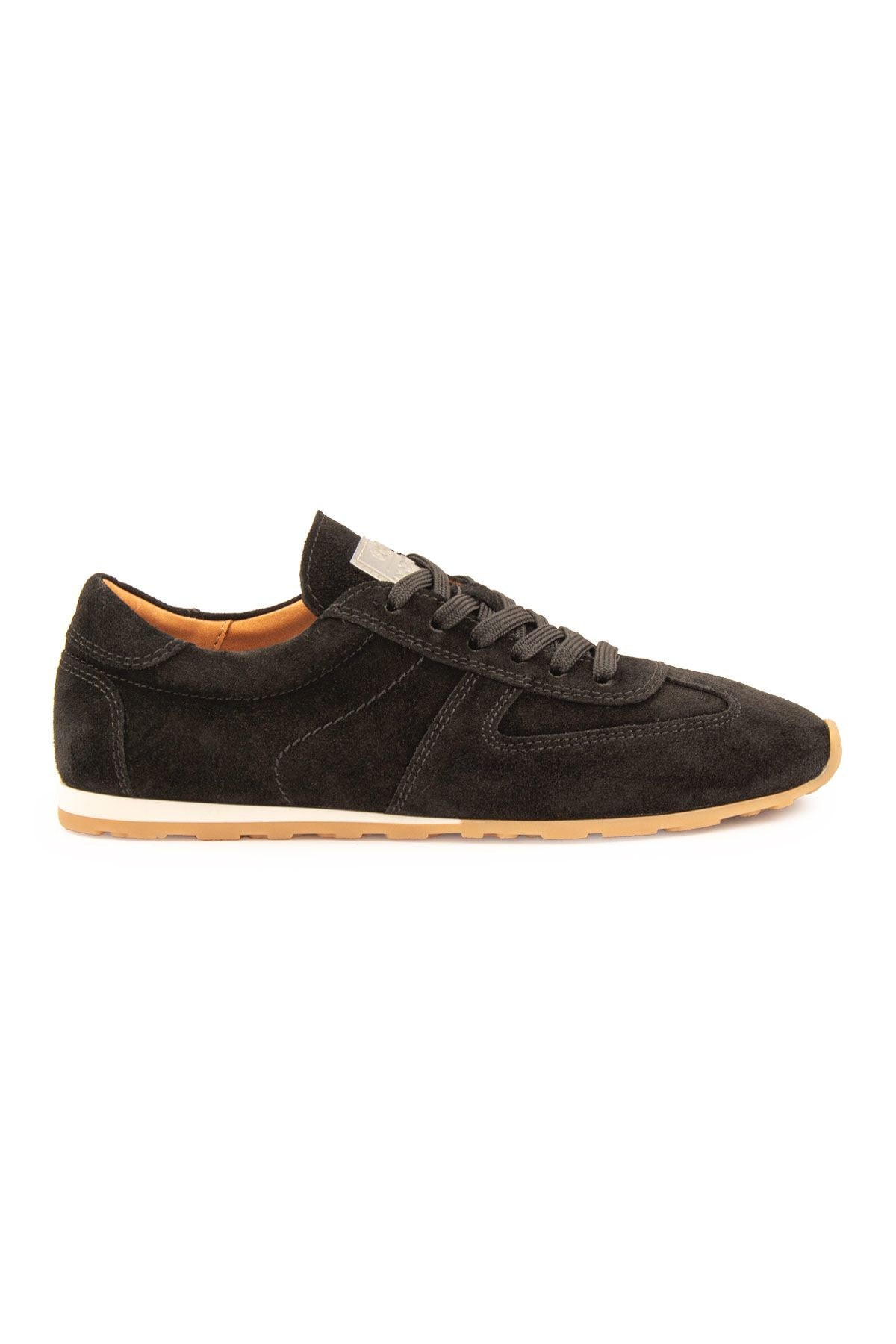 Flex Hakiki Süet Sneaker 600100 Siyah