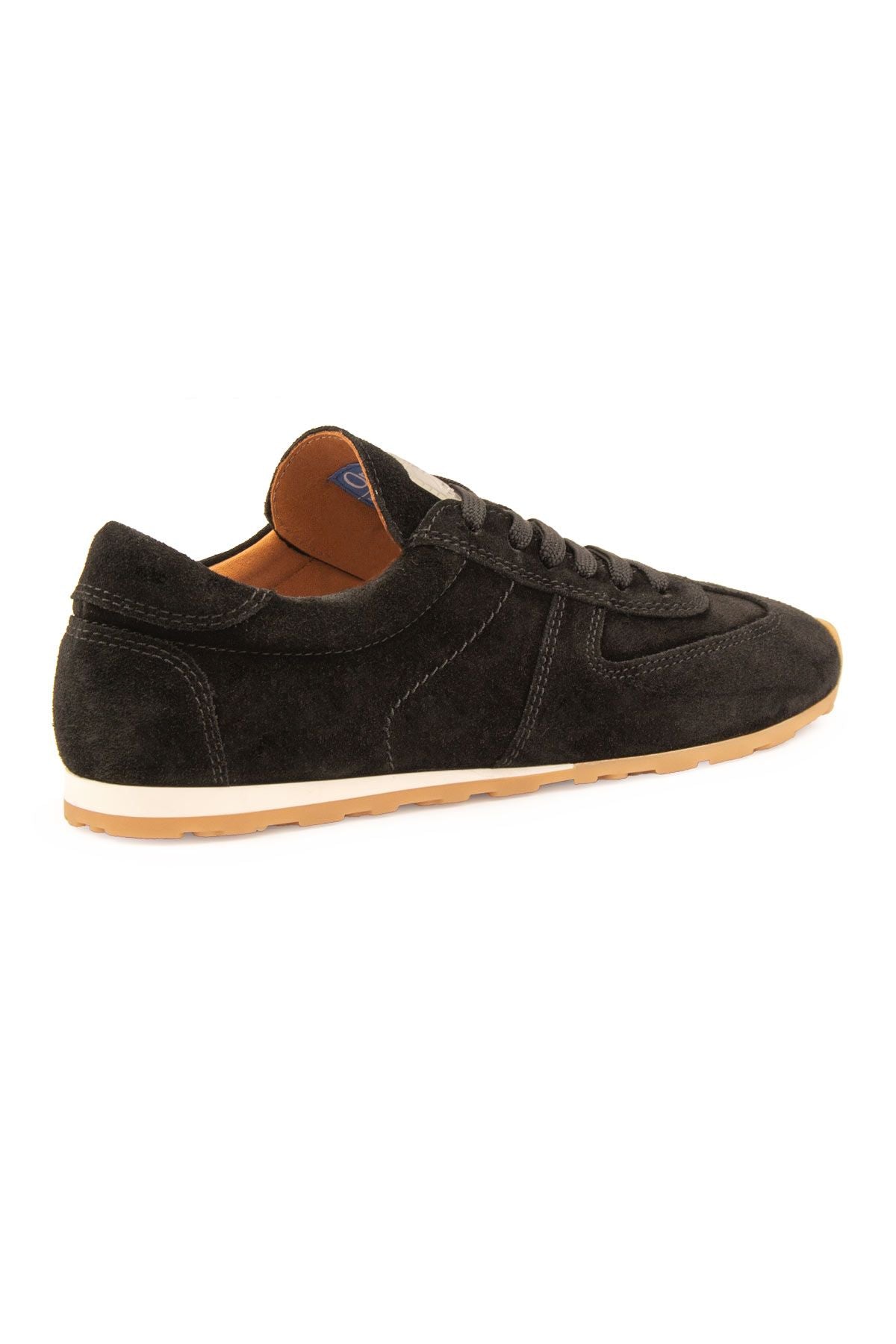Flex Hakiki Süet Sneaker 600100 Siyah