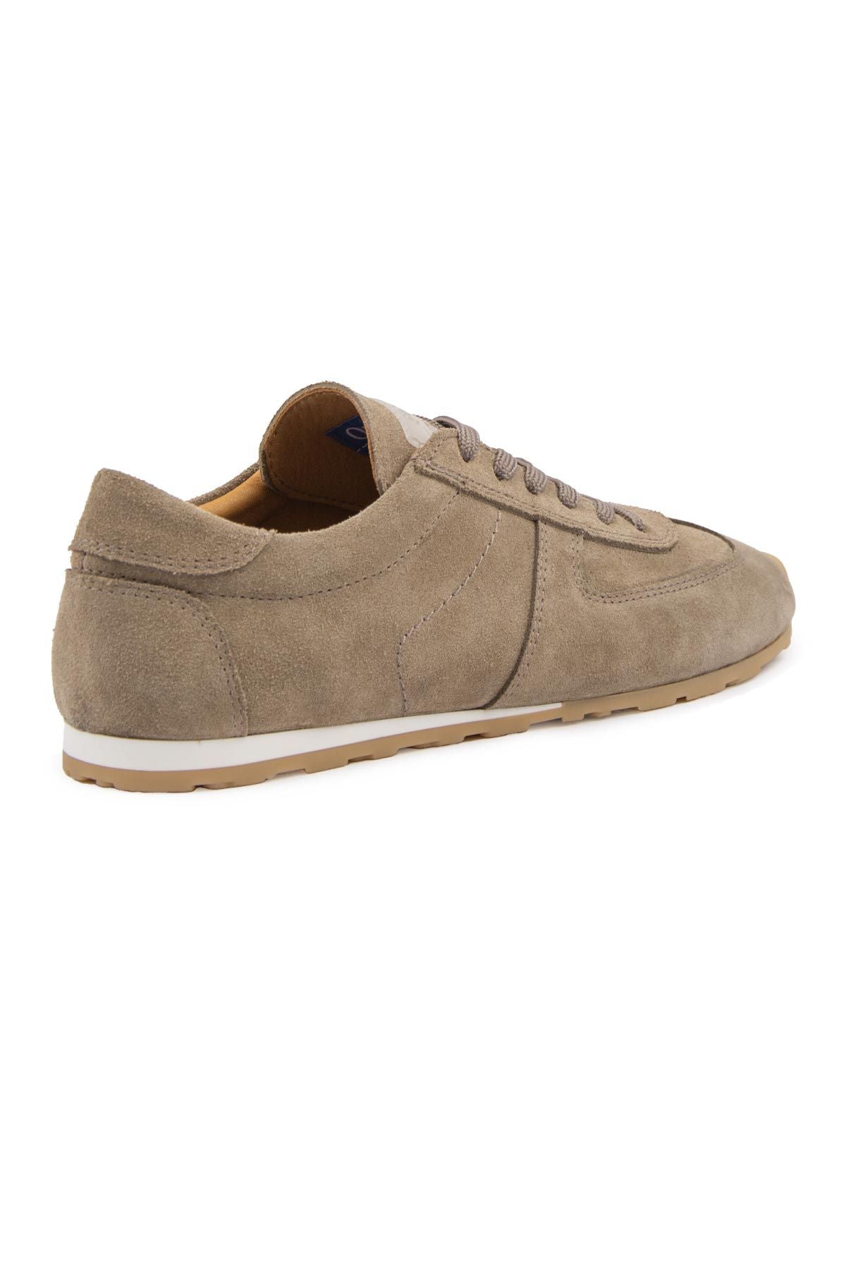 Flex Hakiki Süet Sneaker 600100 Vizon