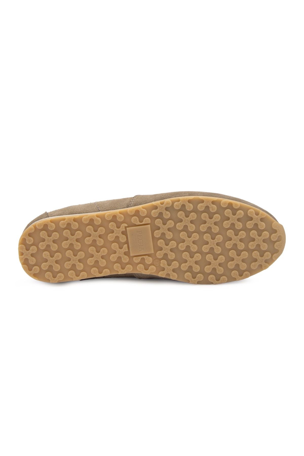 Flex Hakiki Süet Sneaker 600100 Vizon
