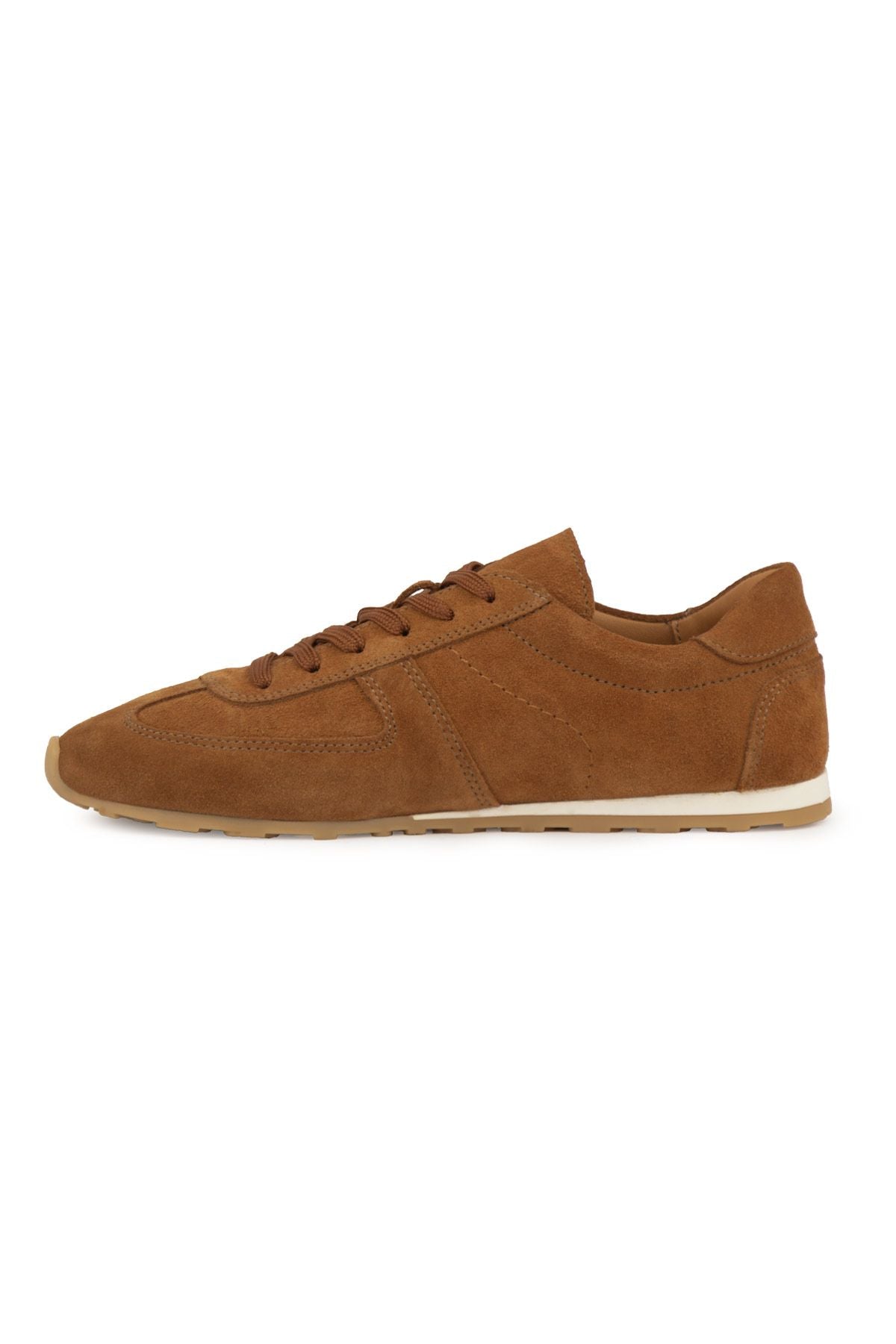 Flex Hakiki Süet Sneaker 600100 Taba