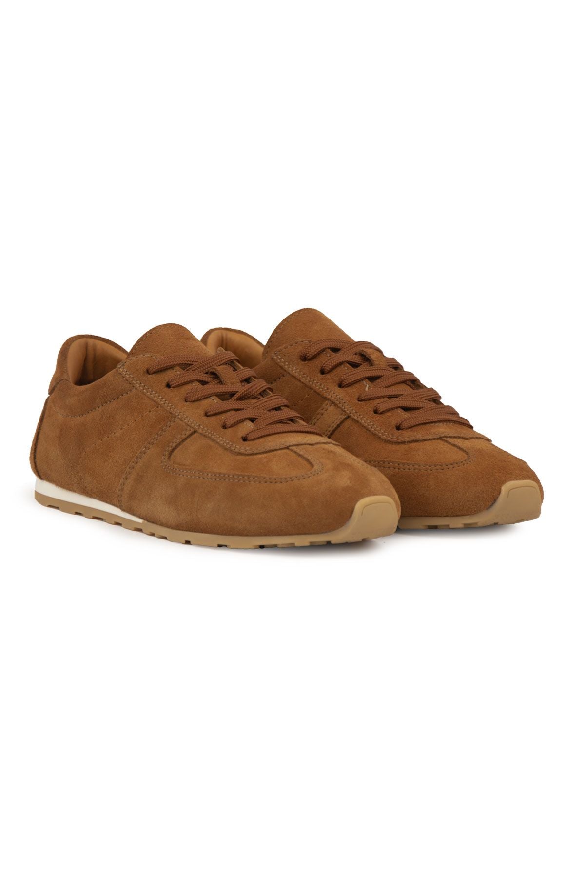 Flex Hakiki Süet Sneaker 600100 Taba