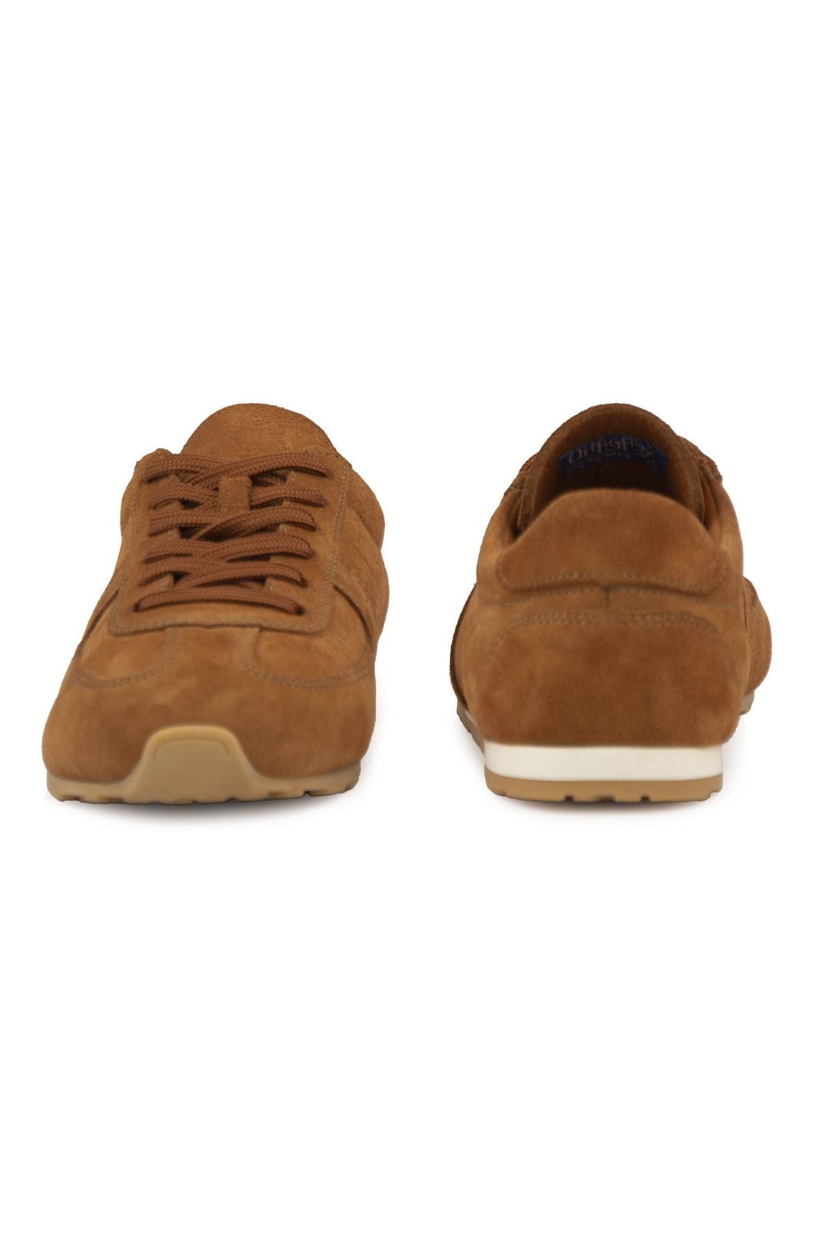 Flex Hakiki Süet Sneaker 600100 Taba
