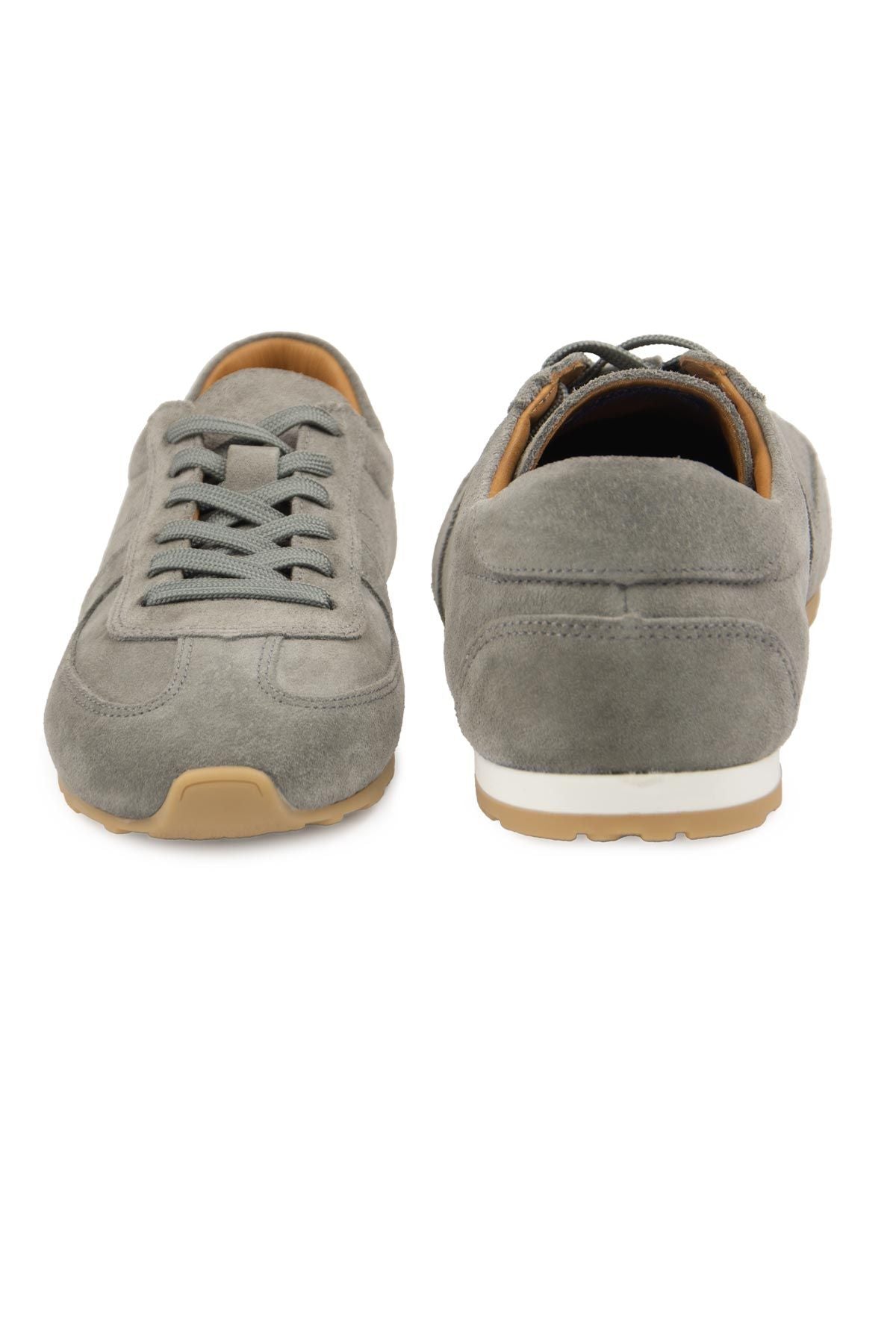Flex Hakiki Süet Sneaker 600100 Gri