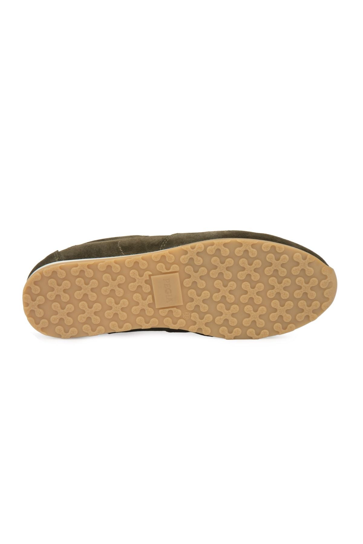 Flex Hakiki Süet Sneaker 600100 Haki