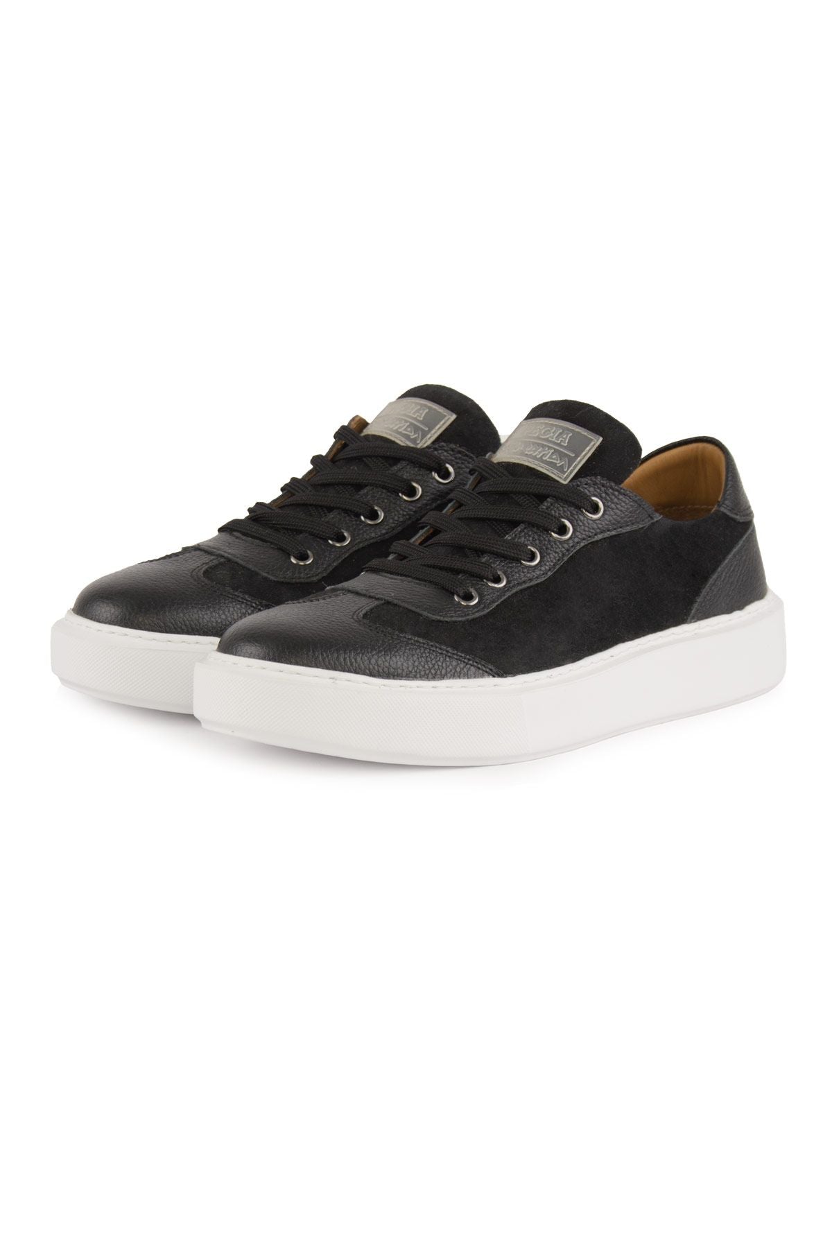 Flow Hakiki Deri Sneaker 500980 Siyah