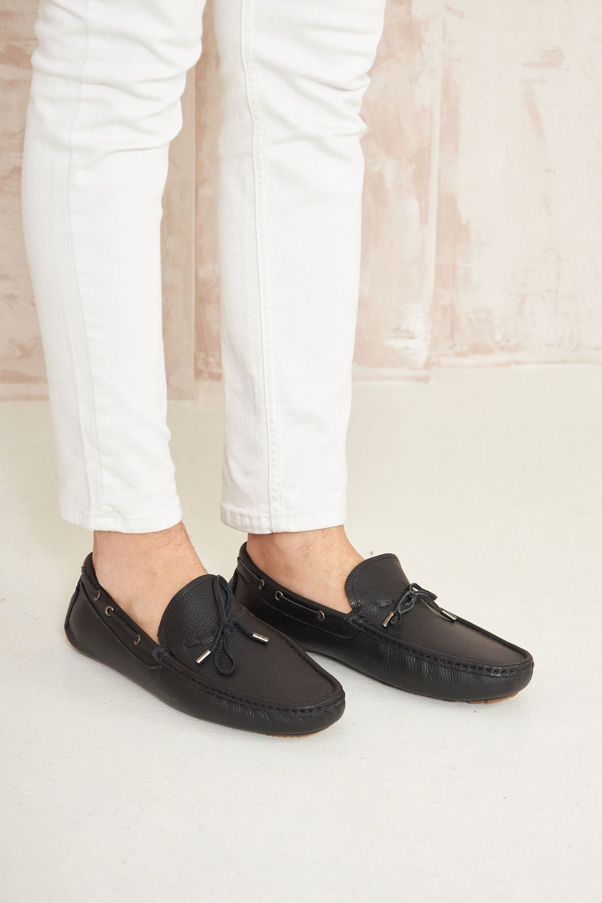 Hakiki Deri Erkek Loafer 500908 Siyah
